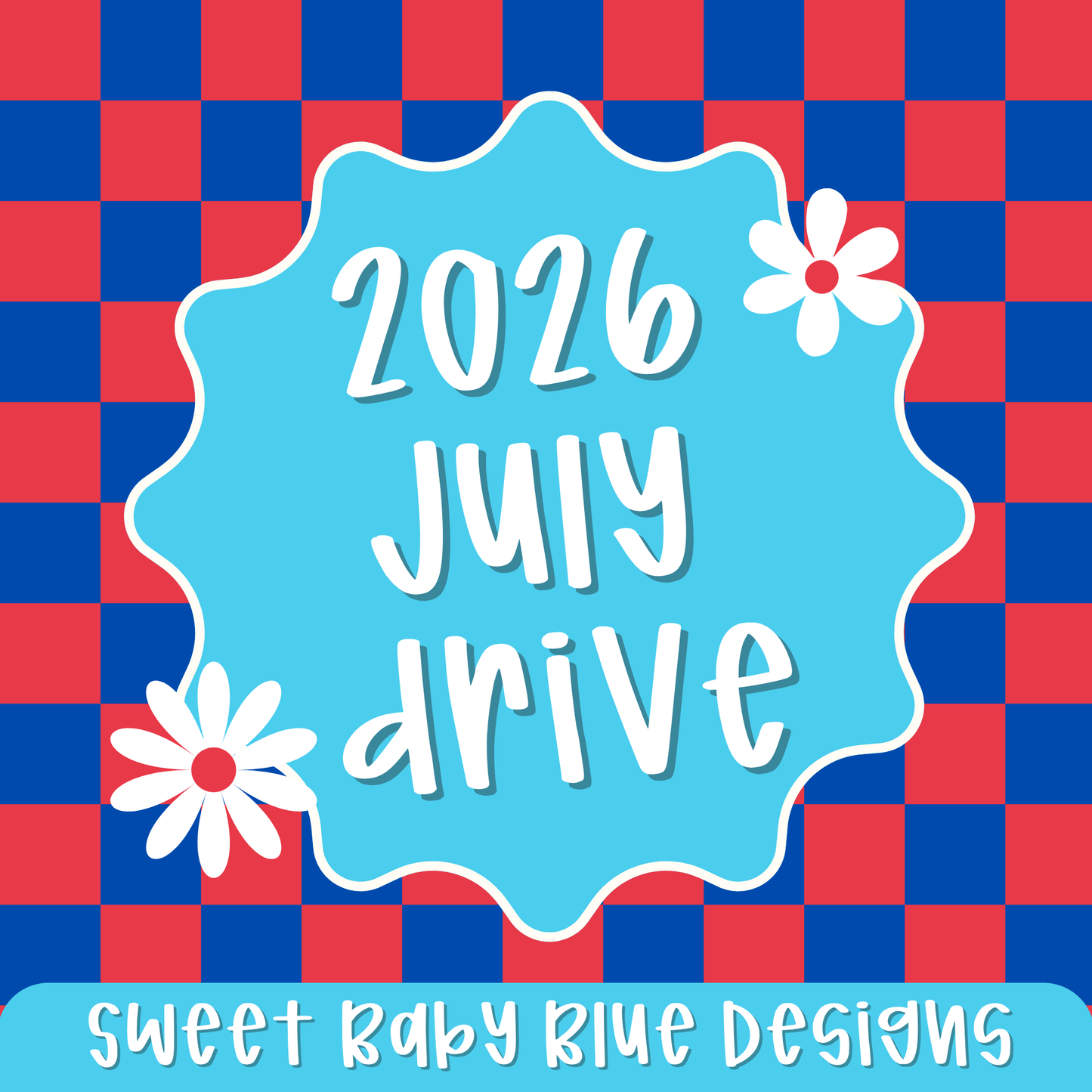 July Drive- 2026- PNG file- Digital Download