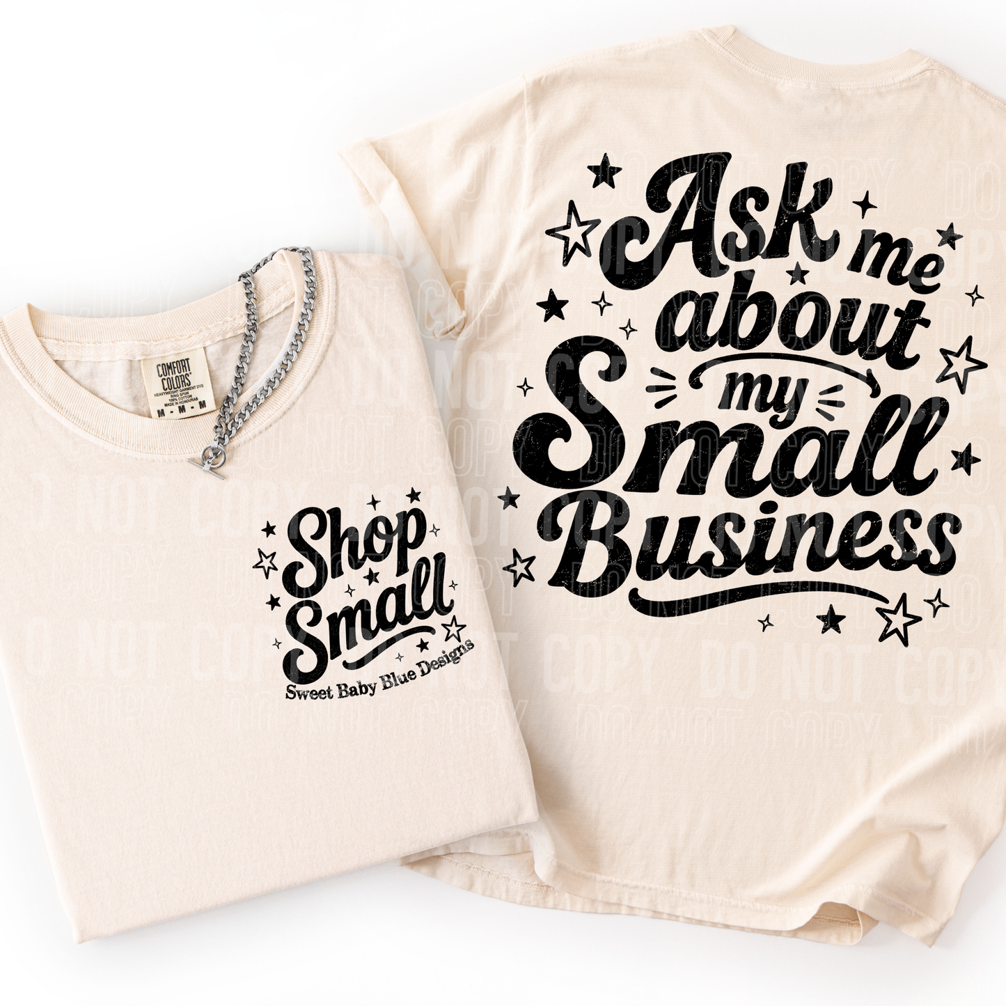 Ask Me About My Small Business - Custom Business Name - PNG file- Digital Download