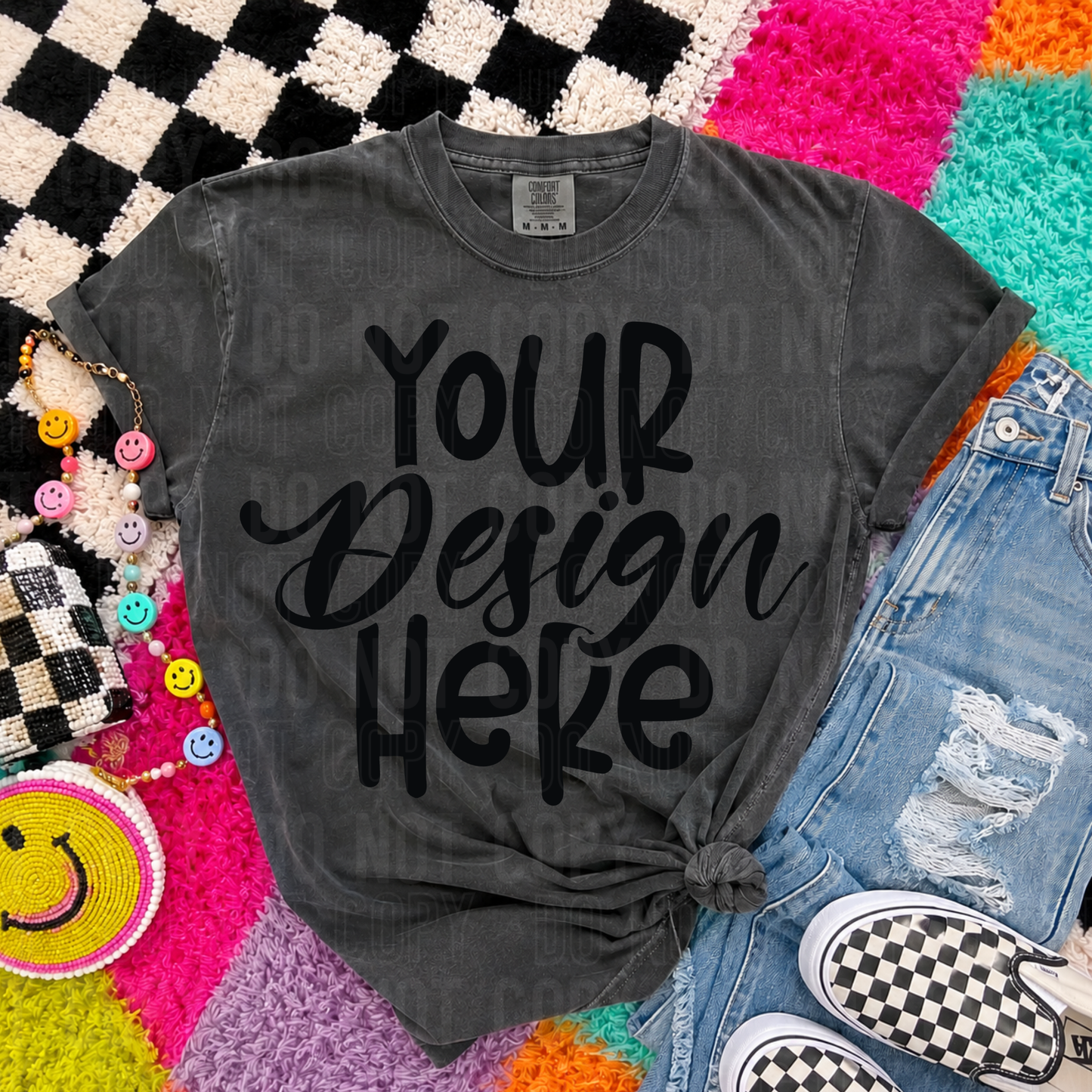 CC1717 Pepper- Retro Checkered - 2026 - PNG file- Digital Download