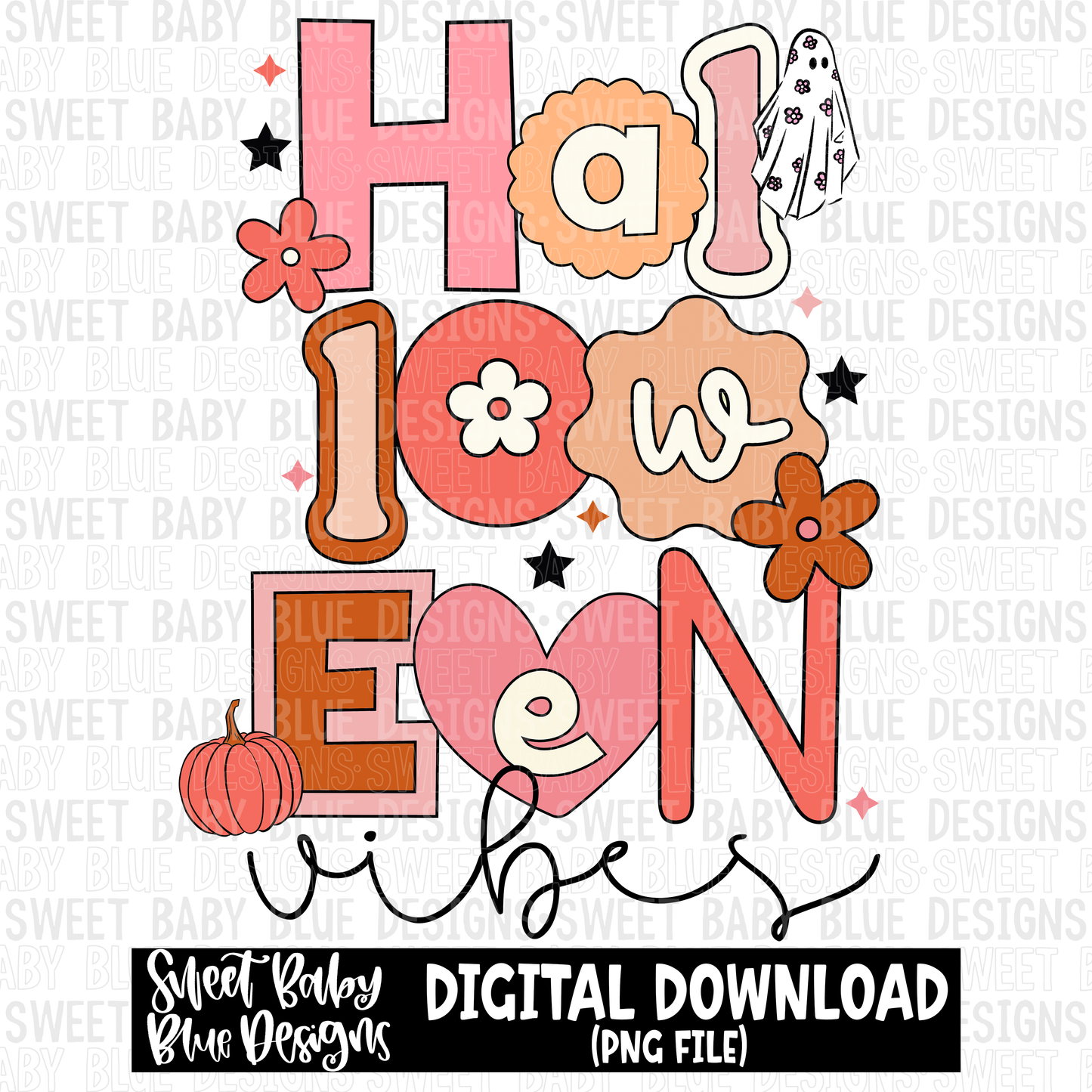 Halloween vibes - Retro- 2023 -PNG file- Digital Download