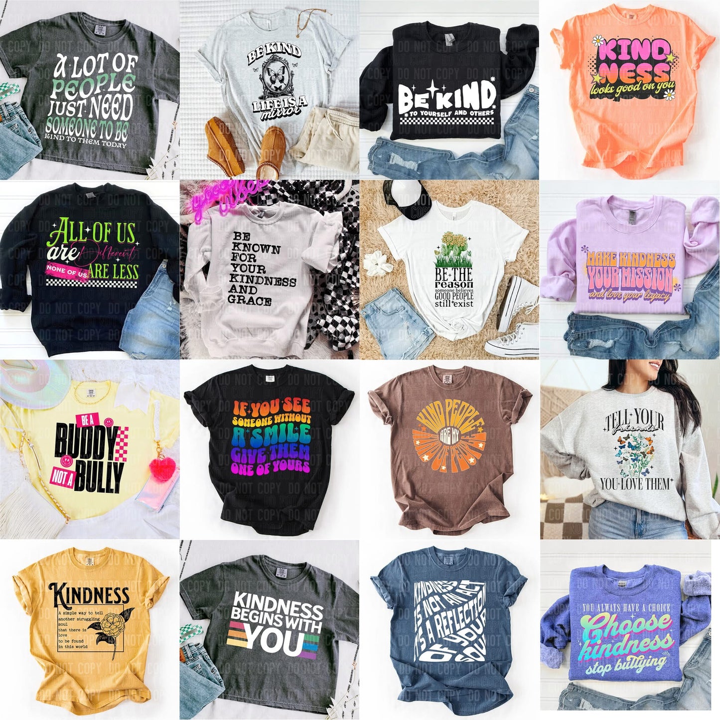 Kindness bundle - 16 digital downloads - PNG file- Digital Download