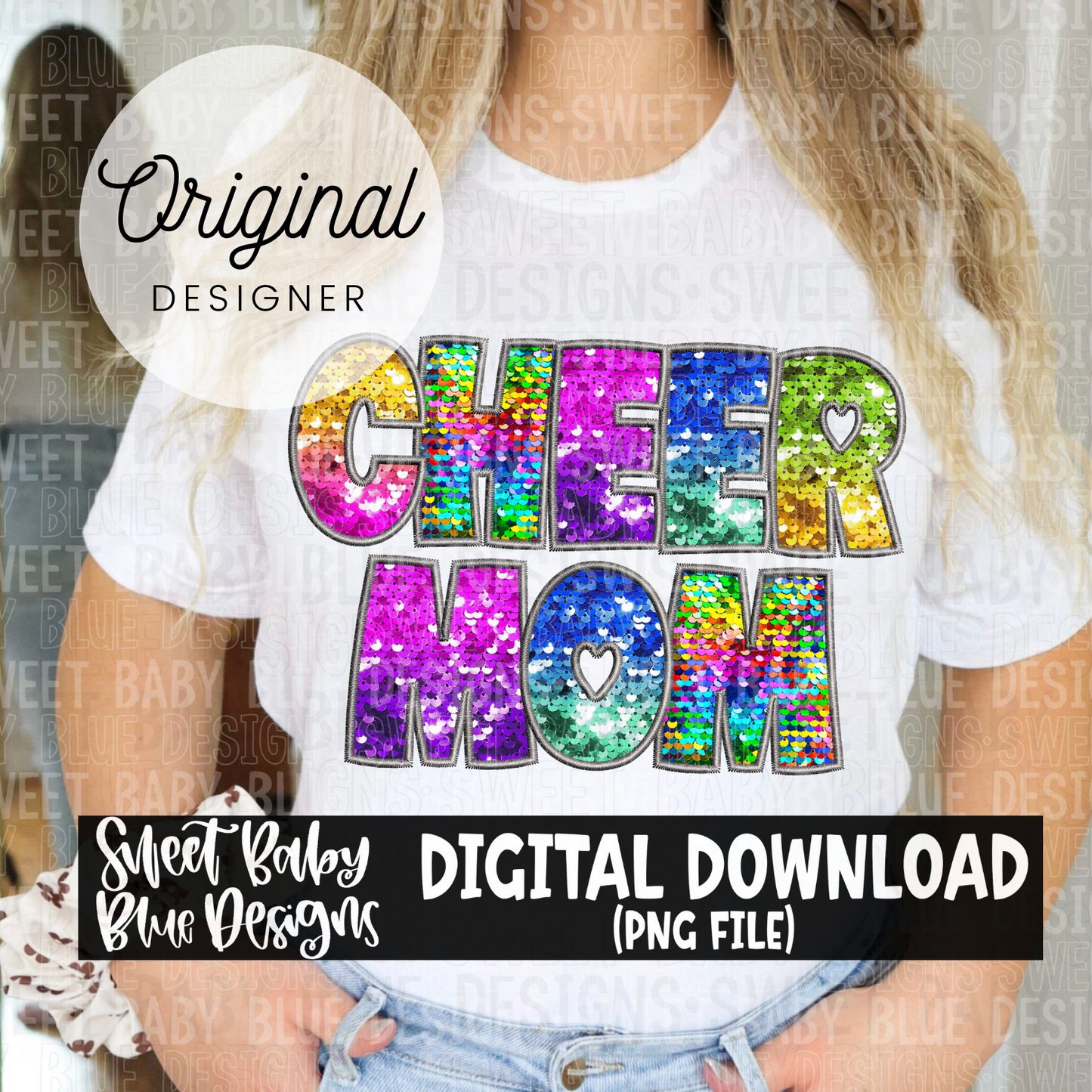 Cheer mom - 2024- PNG file- Digital Download