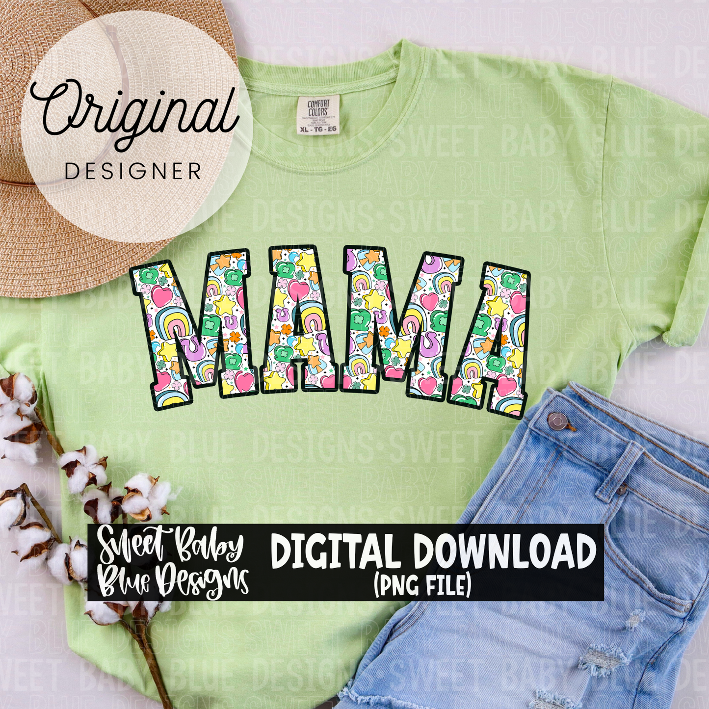 Mama- St. Patrick's Day - 2024- PNG file- Digital Download