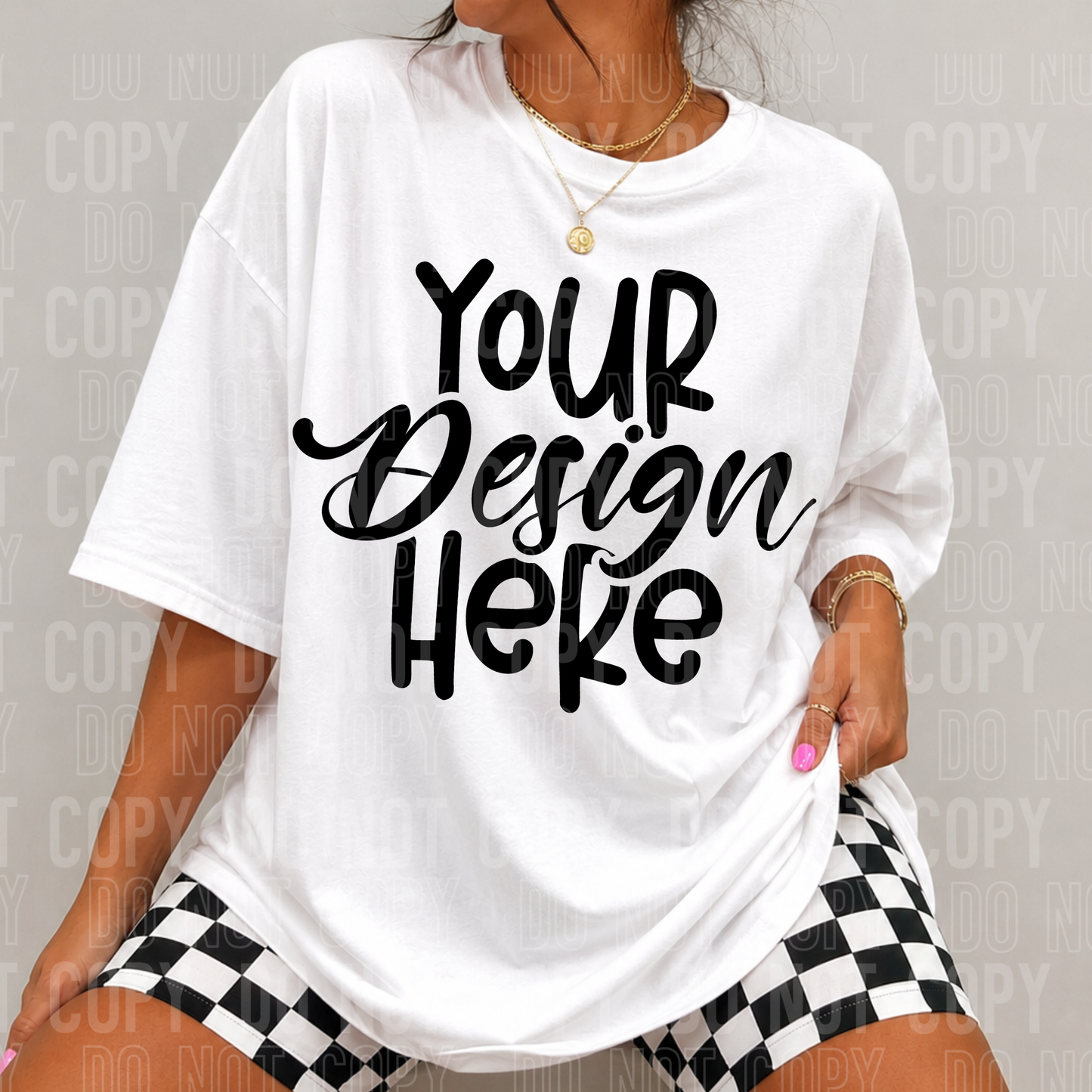 Oversized White Mockup- 2026 - PNG file- Digital Download