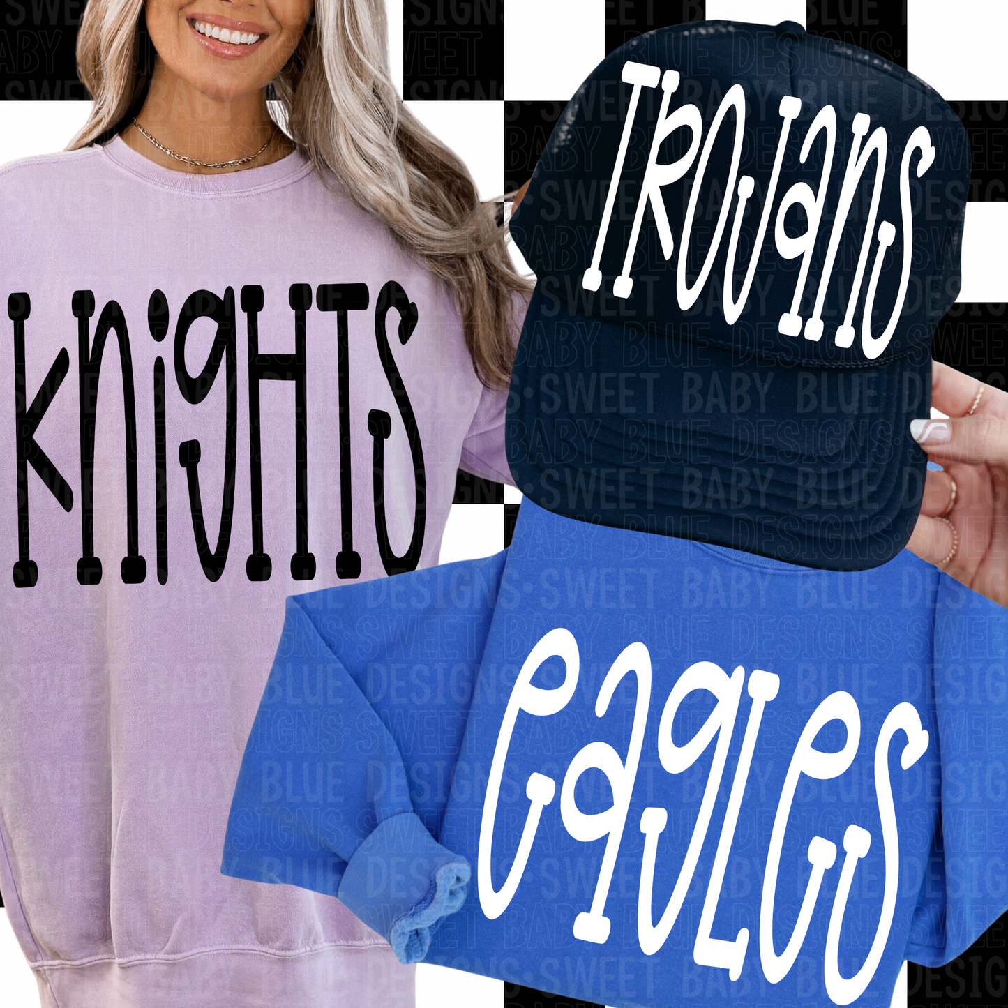 Fun Custom Mascot Oversized - PNG file- Digital Download