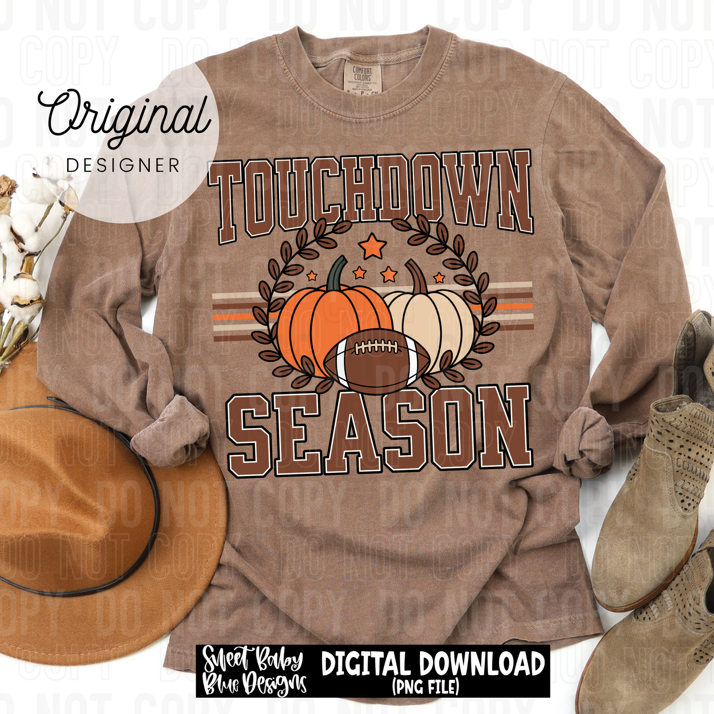 Touchdown season - 2025 - PNG file- Digital Download