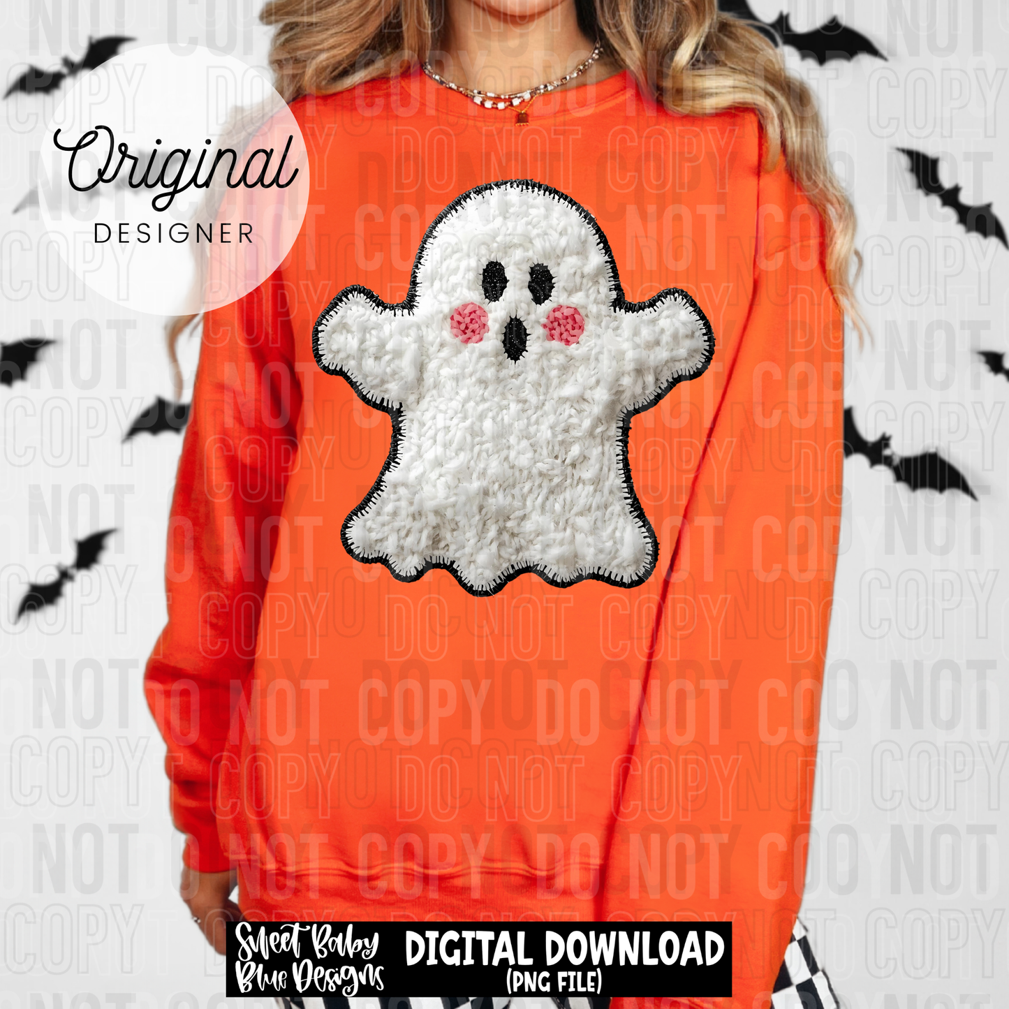 Ghost faux yarn - 2025 - PNG file- Digital Download