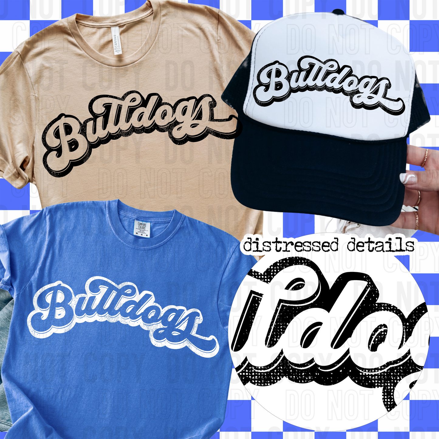 Distressed mascot - Custom mascot- PNG file- Digital Download