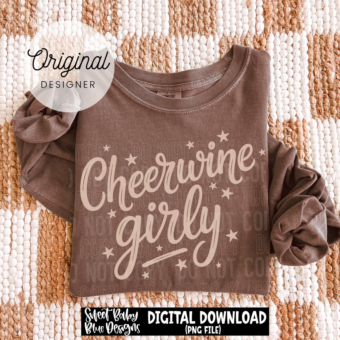 Cheer wine Girly - 2026 - PNG file- Digital Download