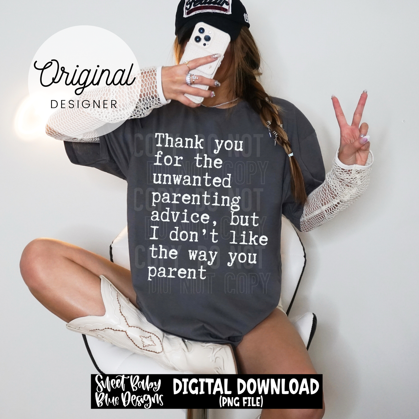 Parenting Advice - 2026 - PNG file- Digital Download
