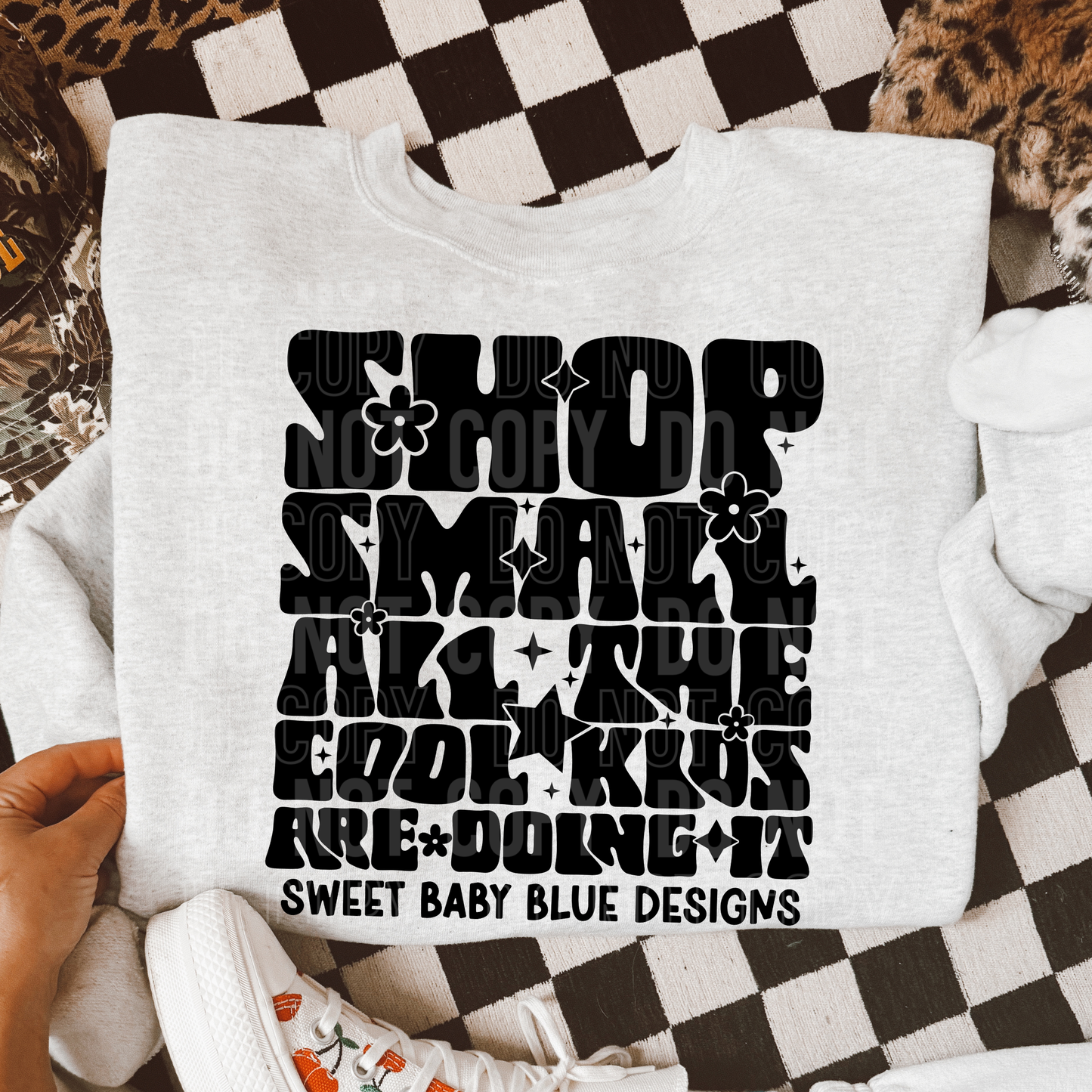 Shop Small Cool Kids - Custom Business Name - PNG file- Digital Download