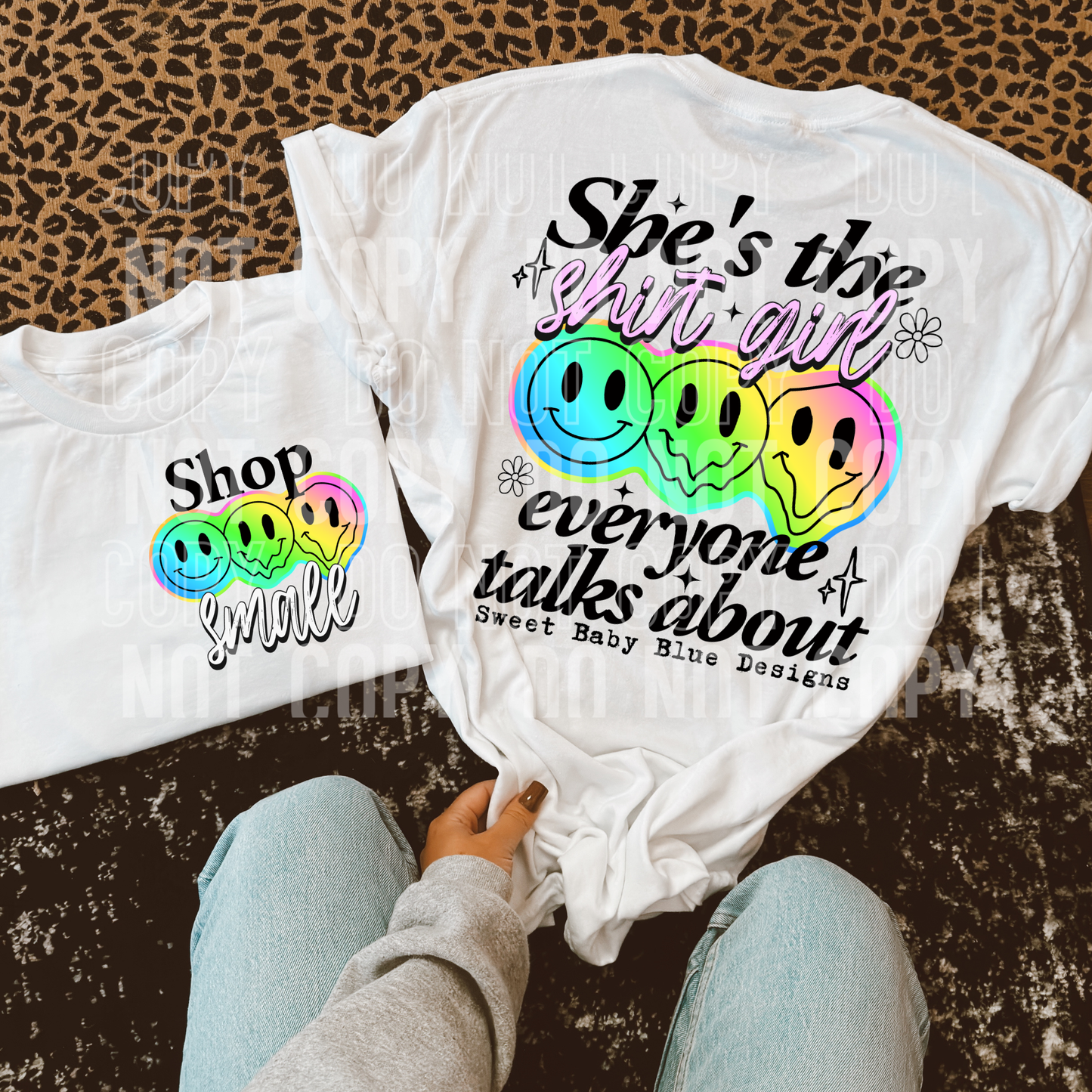 She's The Shirt Girl Everyone Talks About- Custom Business Name - PNG file- Digital Download