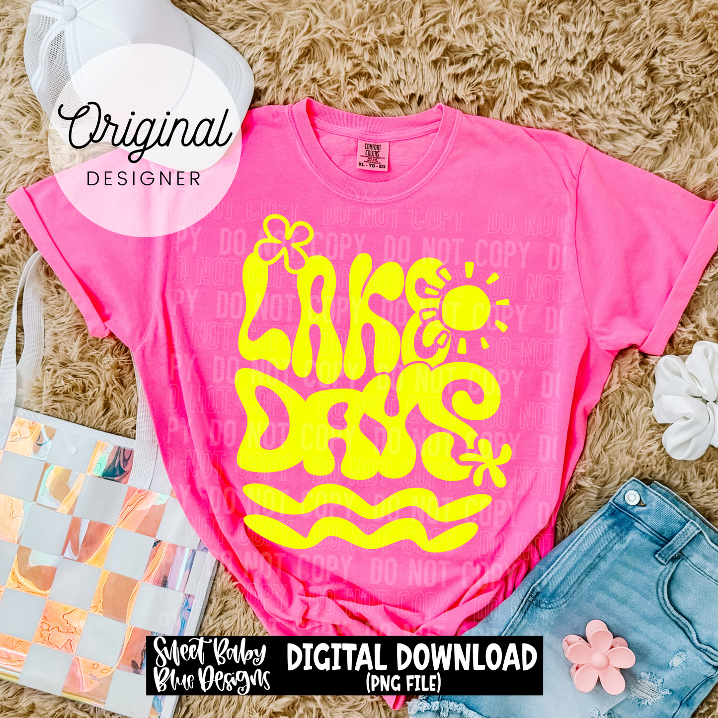 Lake Days- Summer - 2026 - PNG file- Digital Download