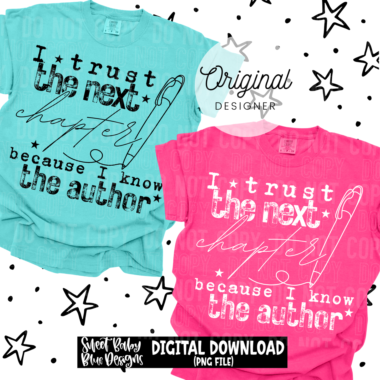 I Trust The Next Chapter - 2026 - PNG file- Digital Download