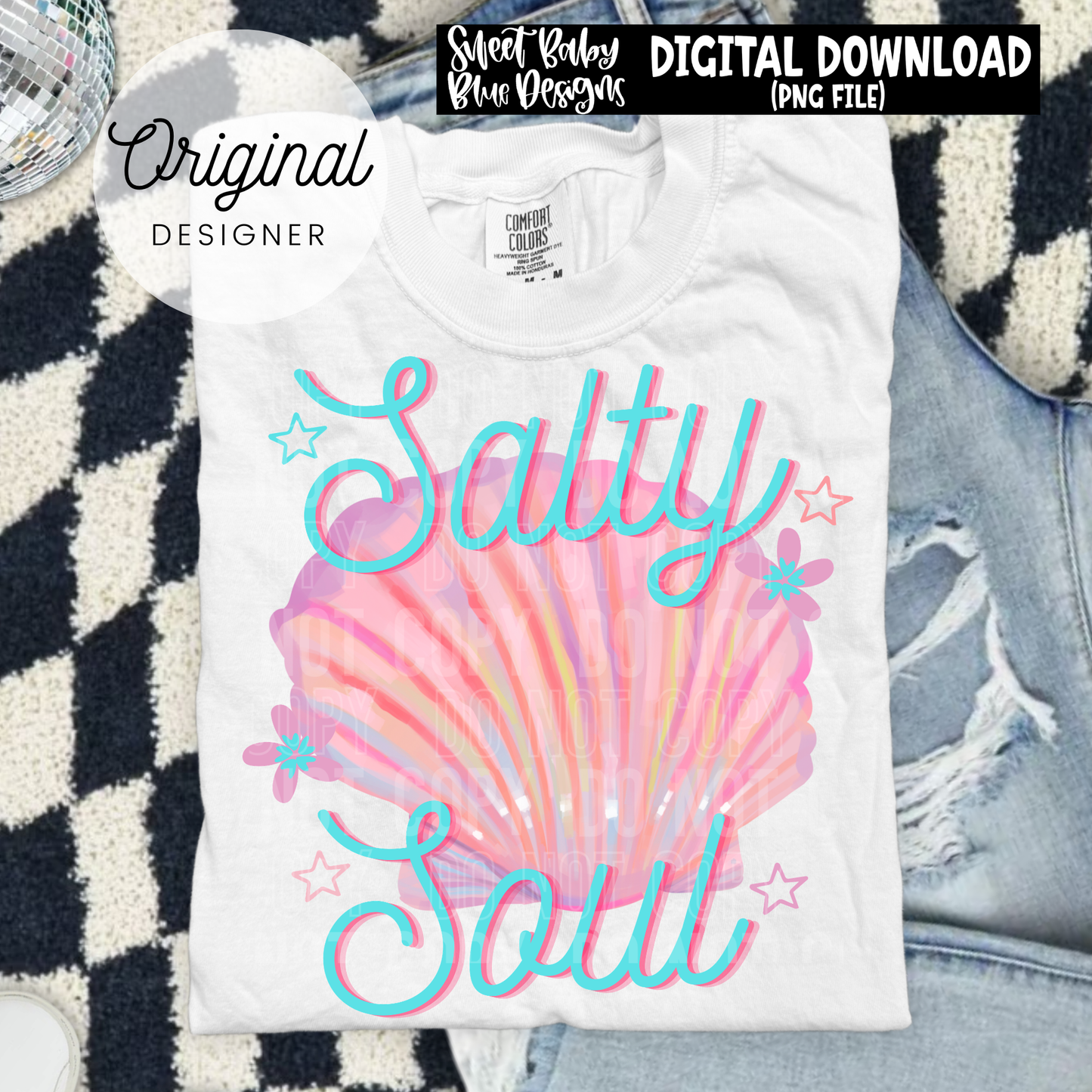 Salty Soul - 2026 - PNG file- Digital Download