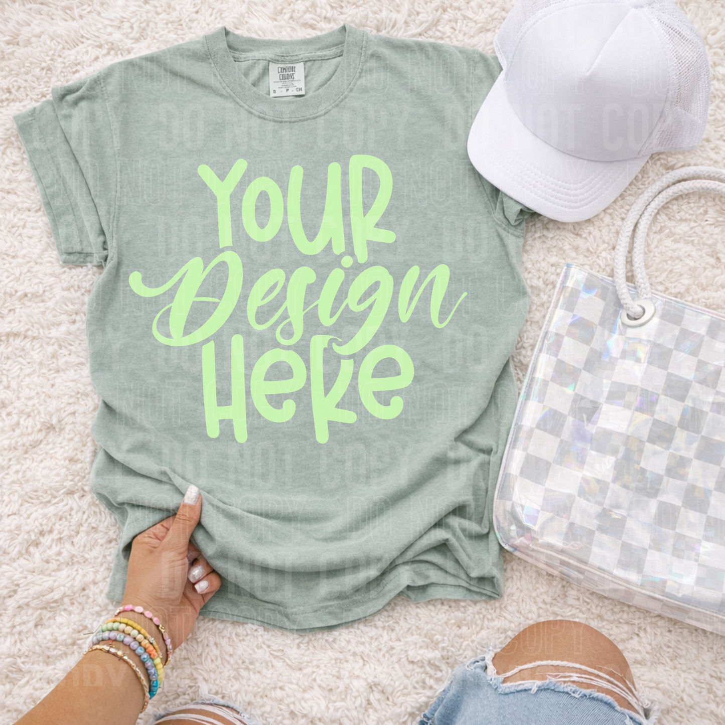 Bay- CC 1717- Summer- Flat Lay Mockup - 2026 - PNG file- Digital Download
