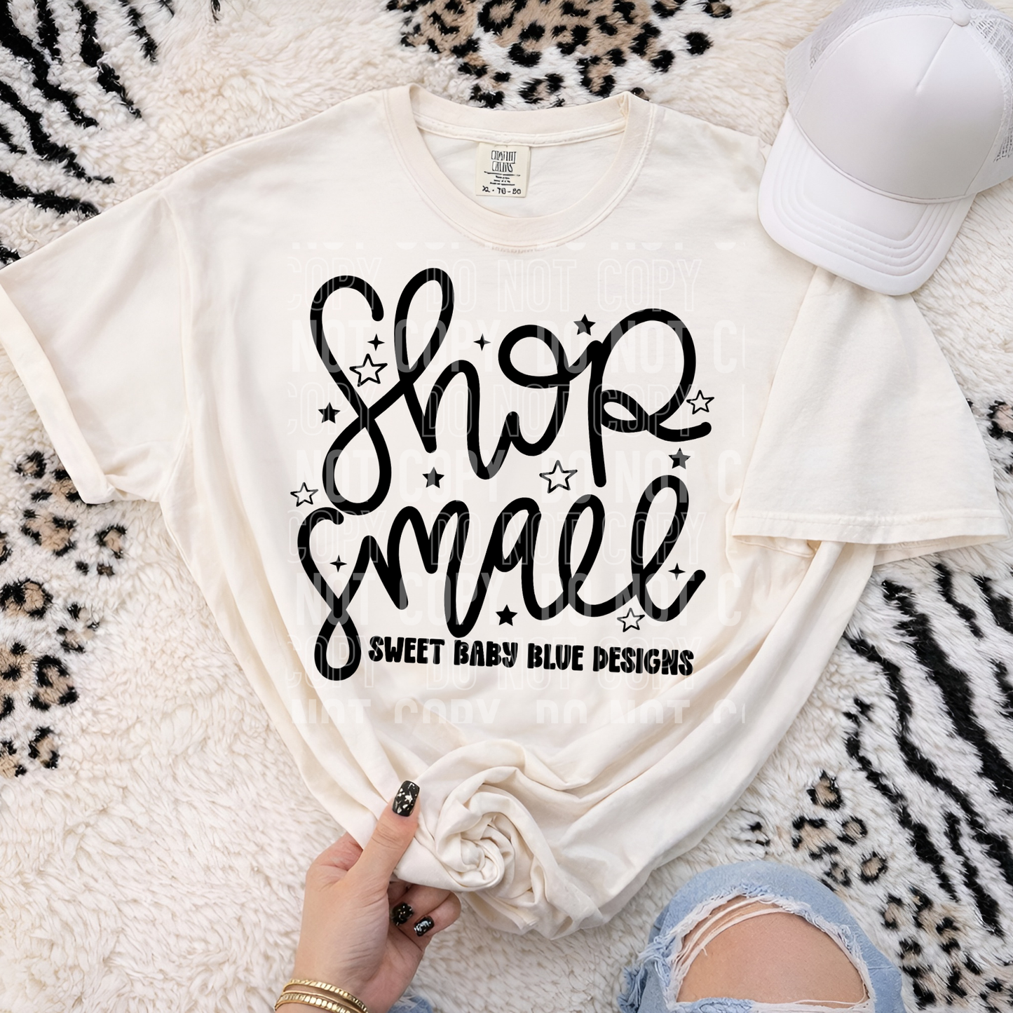 Shop Small- Doodle - Custom Business Name - PNG file- Digital Download