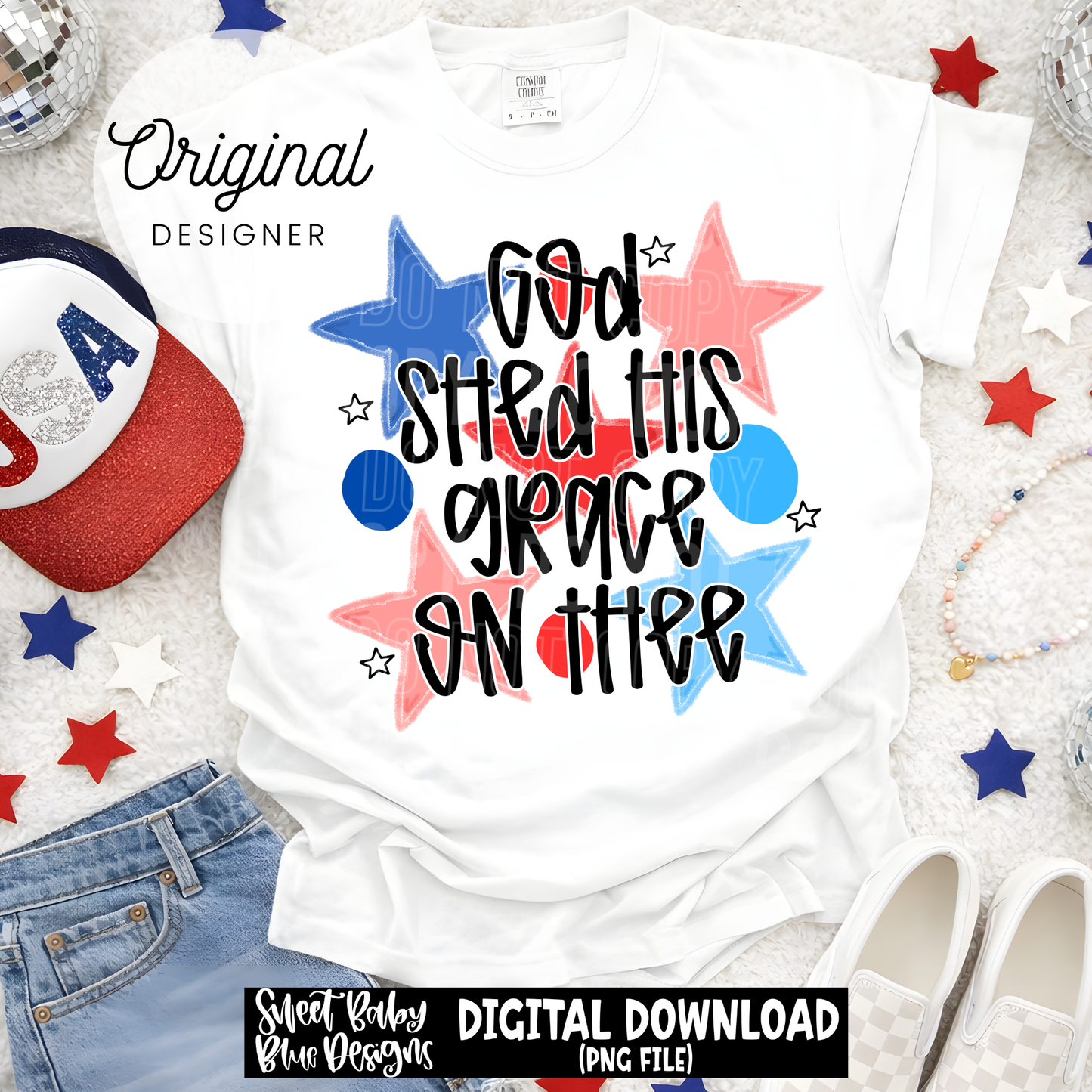God Shed His Grace on Thee- 2026 - PNG file- Digital Download
