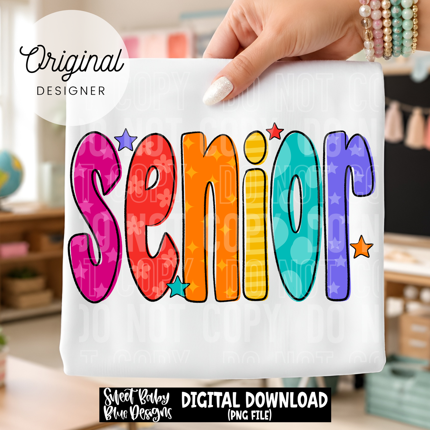 Senior- School- Doodle - 2026 - PNG file- Digital Download