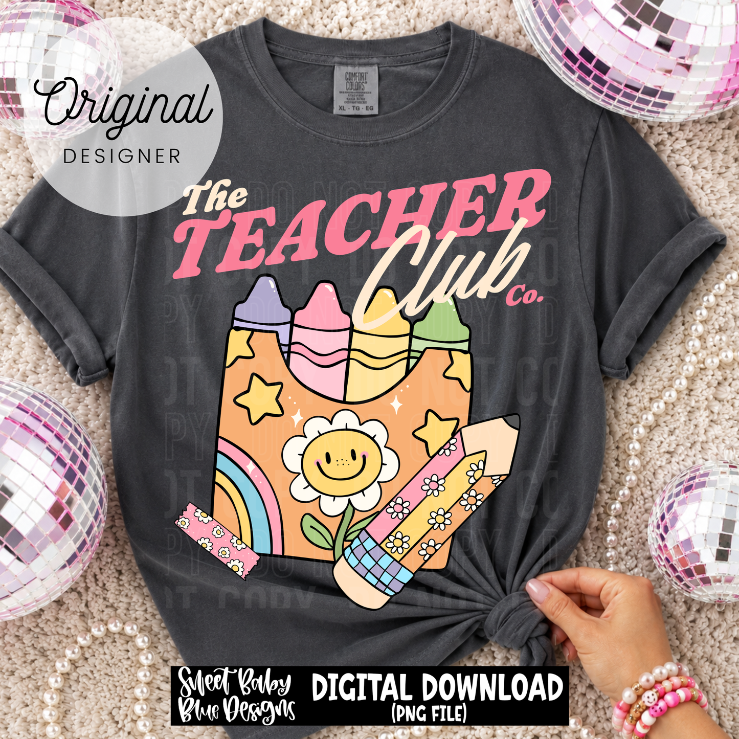 The Teacher Club - 2026 - PNG file- Digital Download
