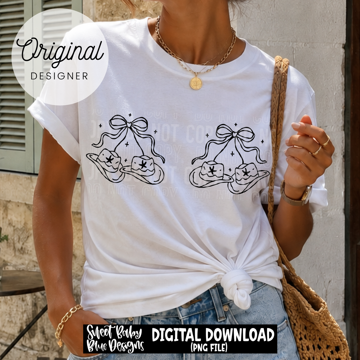 Cowboy Hat Bows - 2026 - PNG file- Digital Download