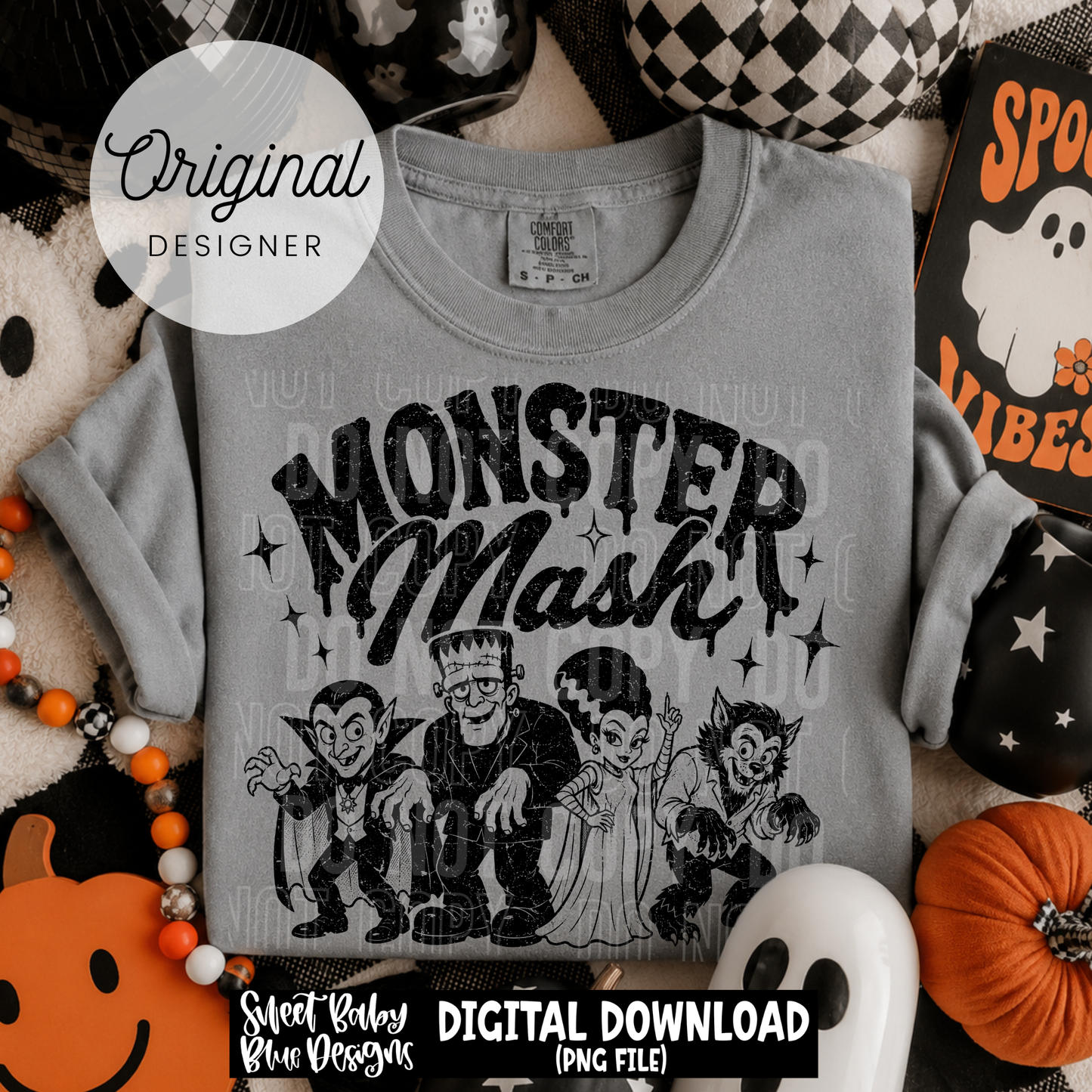 Mash Monster - Halloween- 2026 - PNG file- Digital Download