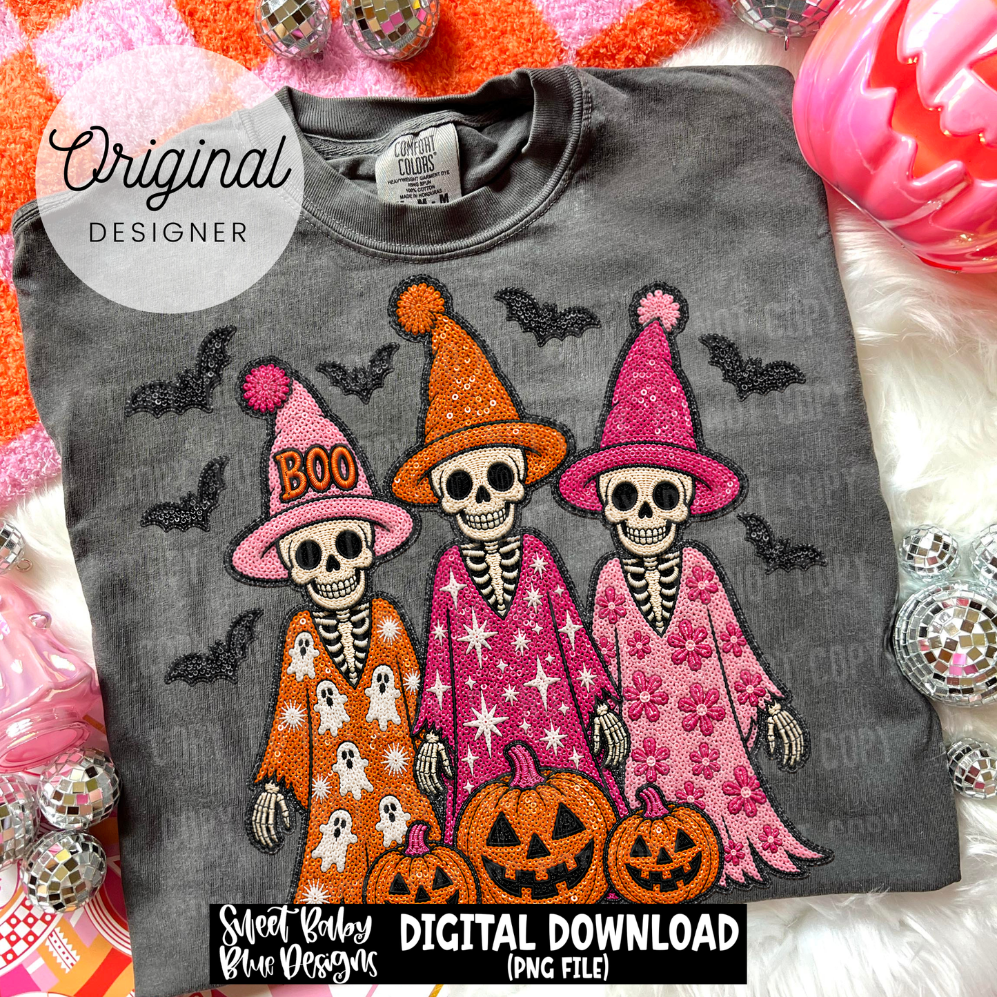 Halloween Skellies - Halloween - 2026 - PNG file- Digital Download