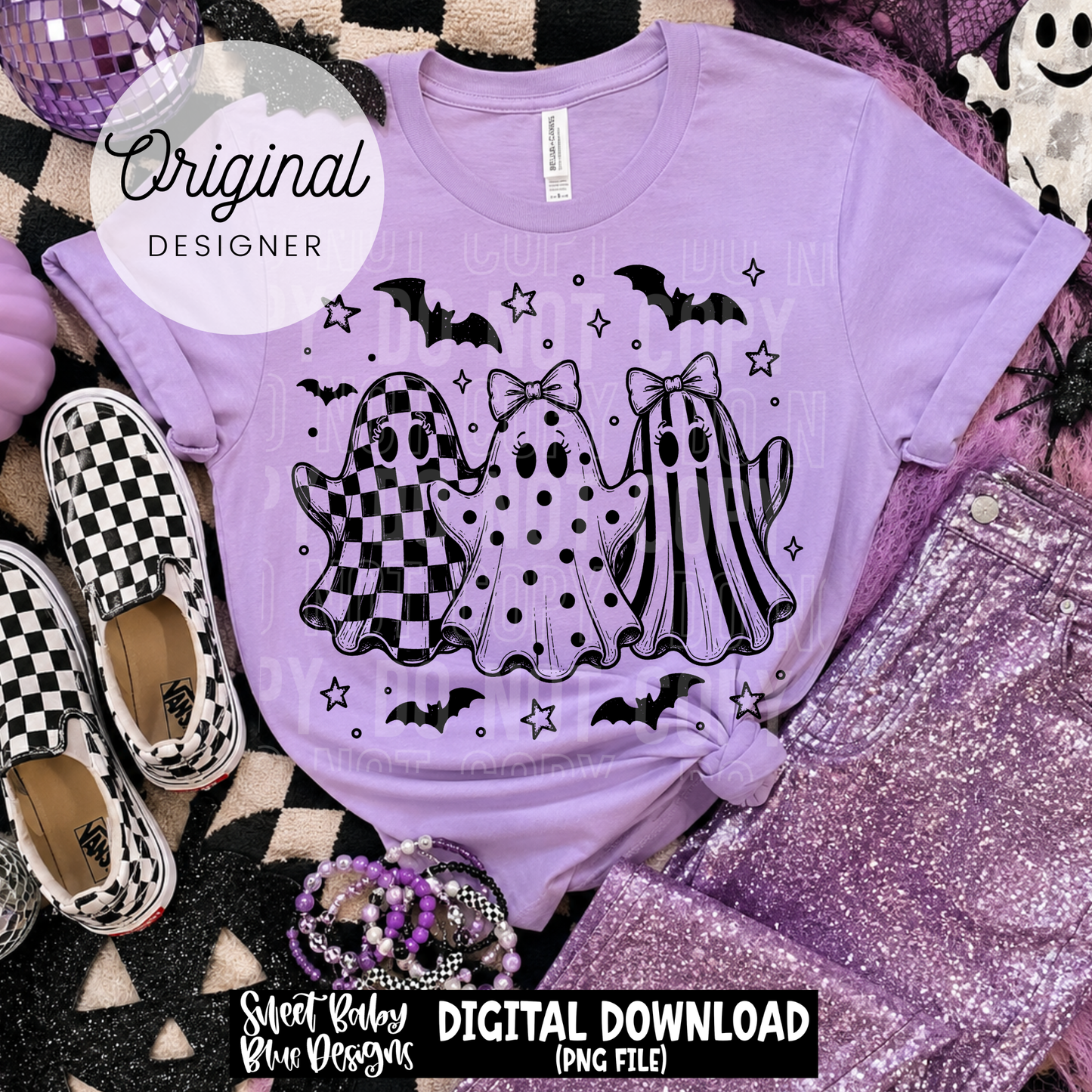 Ghosts- Halloween - 2026 - PNG file- Digital Download