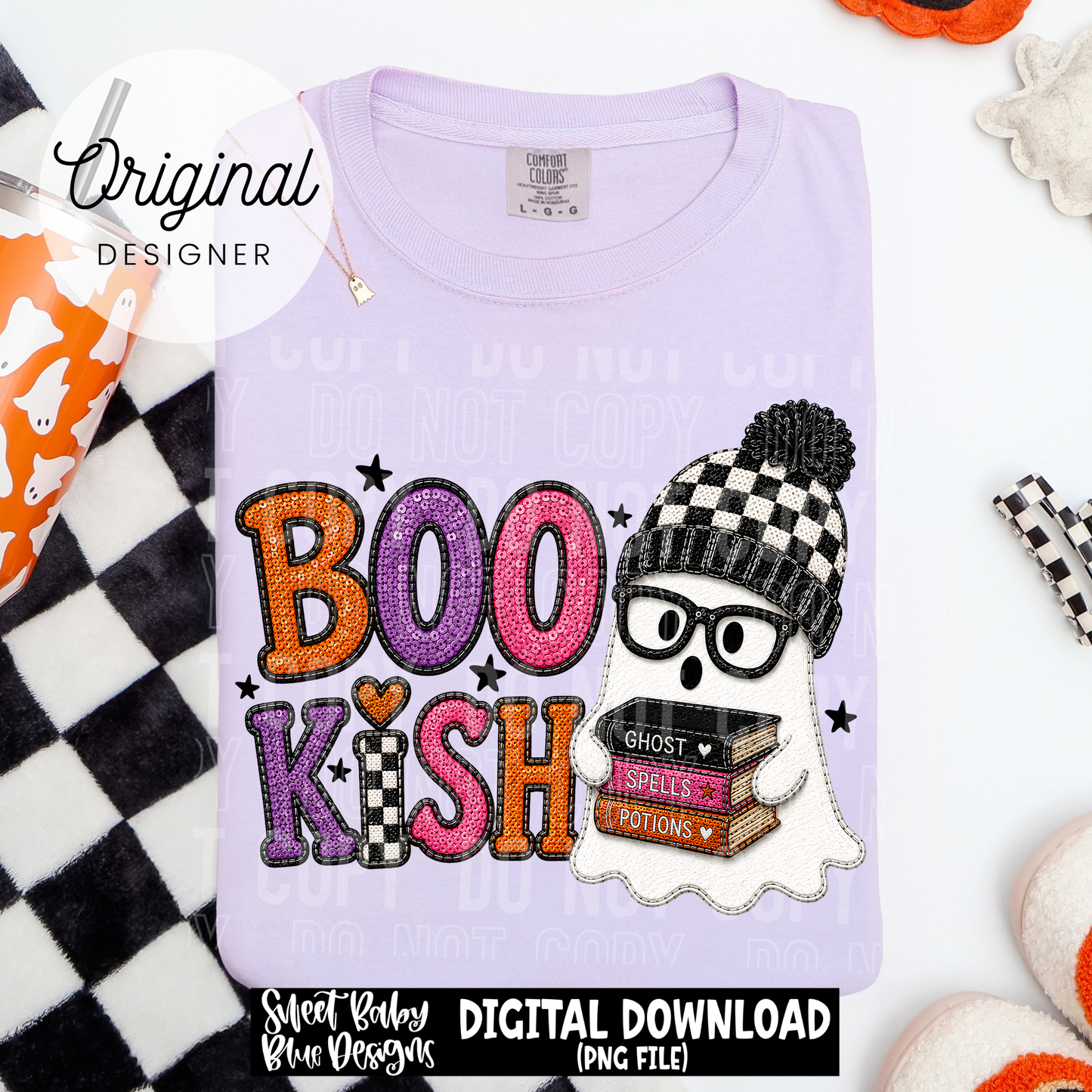 Boo- kish - Halloween - 2026 - PNG file- Digital Download