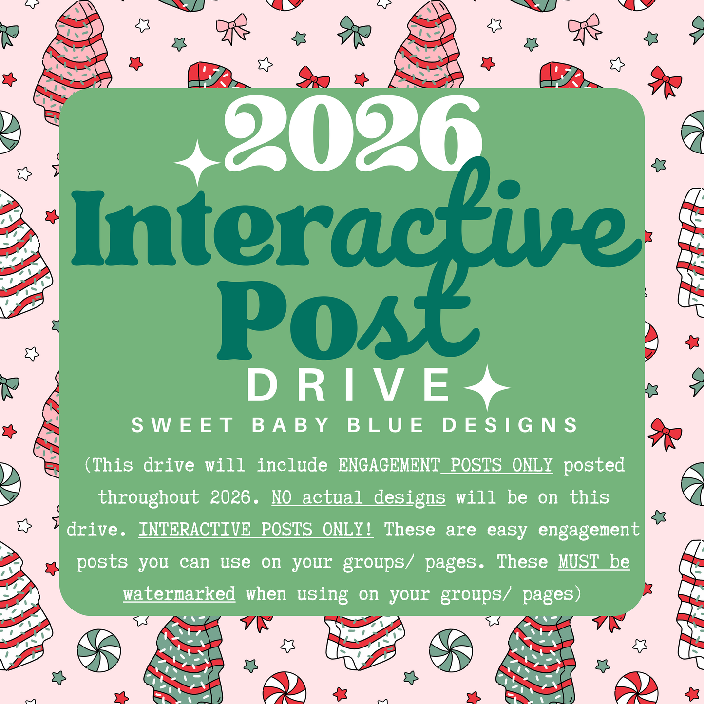 2026- ENGAGEMENT interactive post drive - PREORDER
