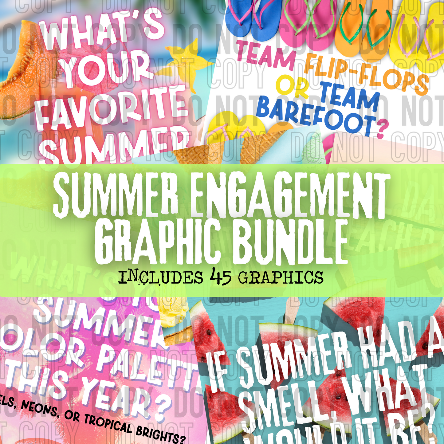 Summer engagement bundle - 2025- PNG file- Digital Download