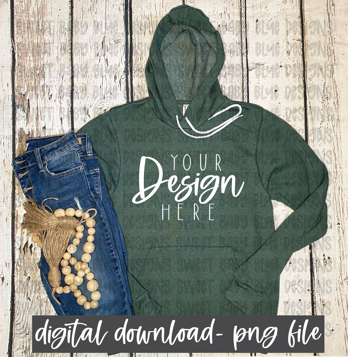 3719 Bella Canvas Forest sweatshirt mockup- PNG file- Digital Download