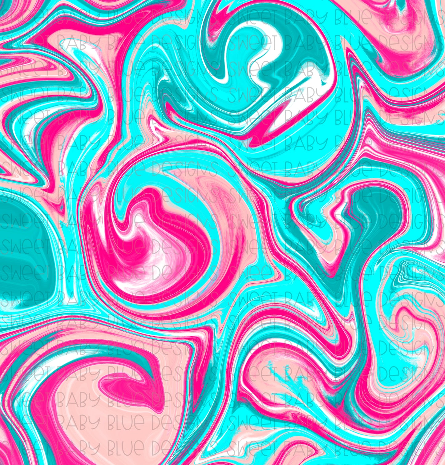 Blue and Pink swirl digital paper- PNG file- Digital Download