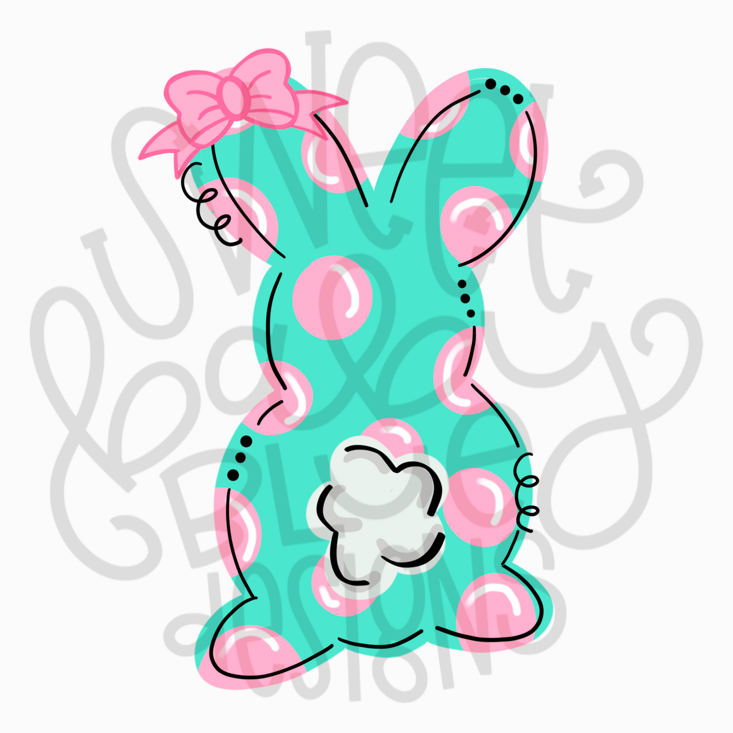 Bunny- Easter - PNG file- Digital Download
