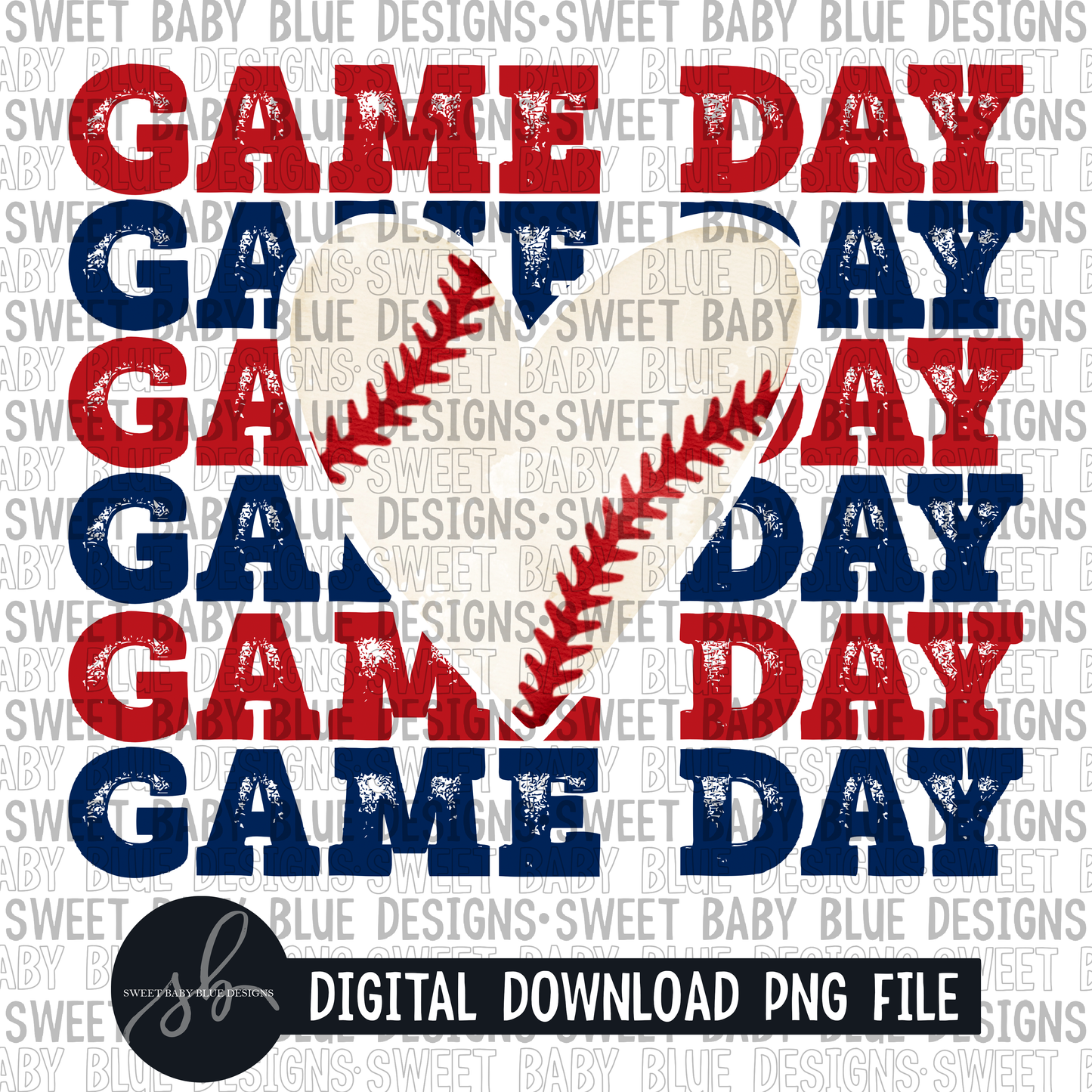 Game day- Baseball- 2022 - PNG file- Digital Download
