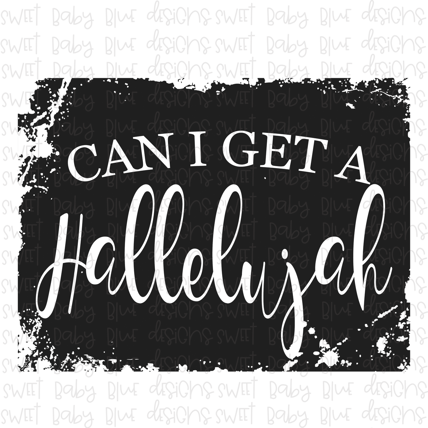 Can I get a Hallelujah PNG file- Digital Download