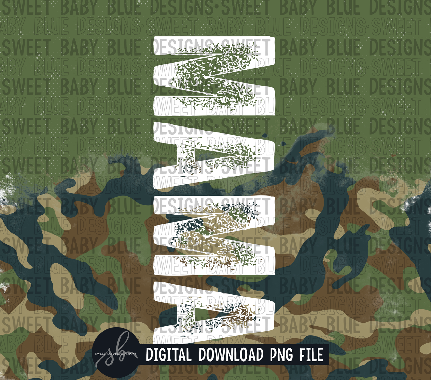 Mama- Camo- 20 oz. skinny tumbler- 2022 -PNG file- Digital Download