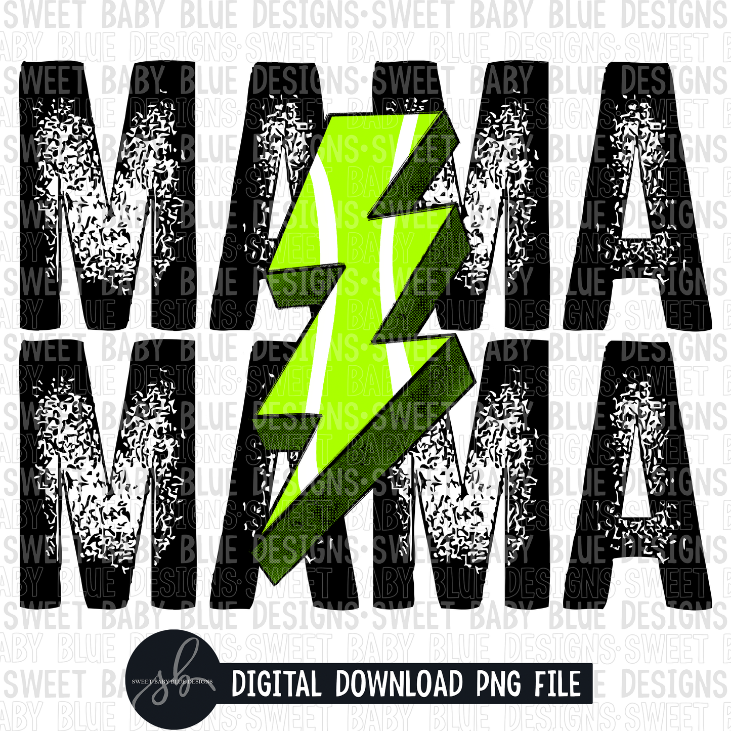 Mama- Tennis bolt- 2022- PNG file- Digital Download