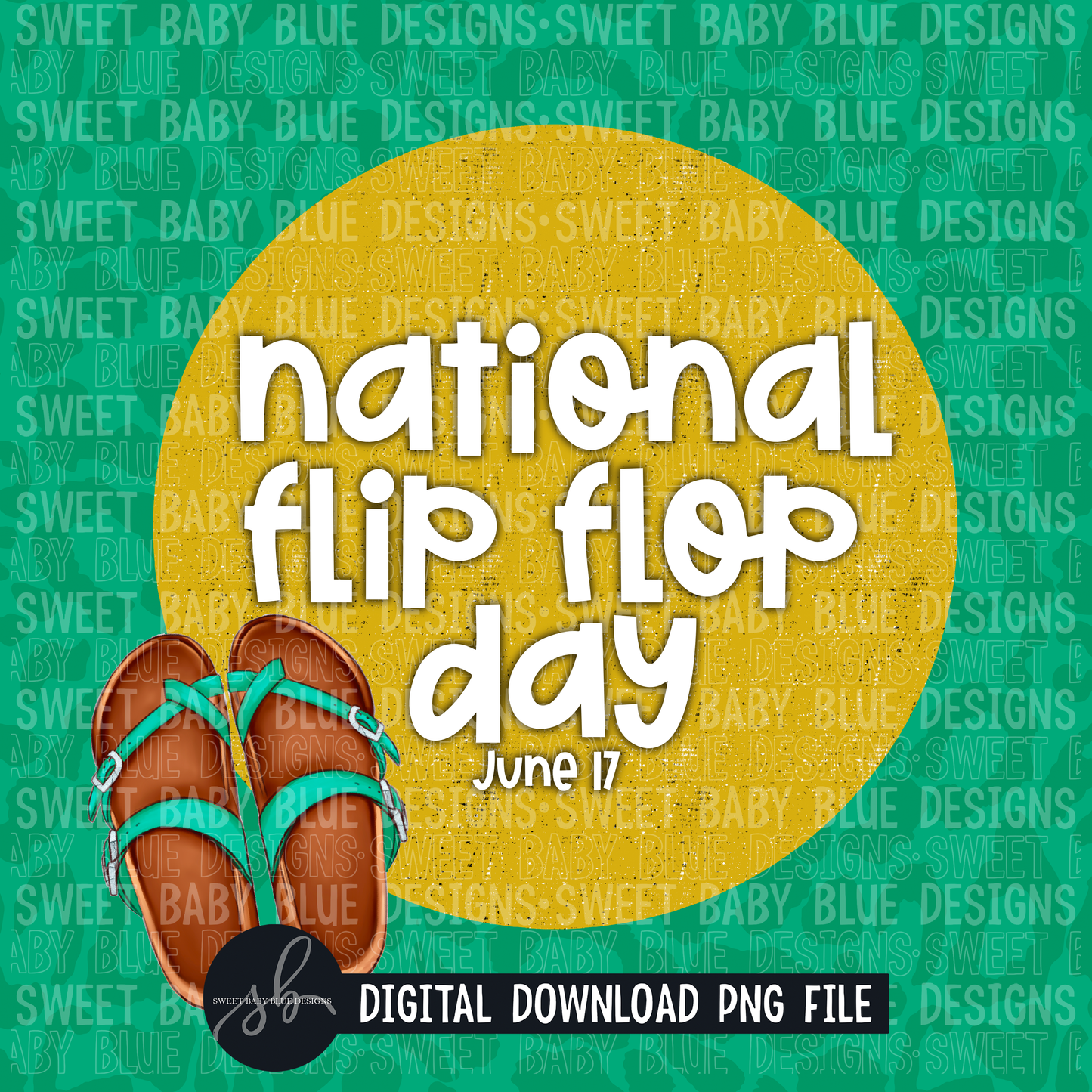National flip flop day- Interactive post- 2022- PNG file- Digital Download