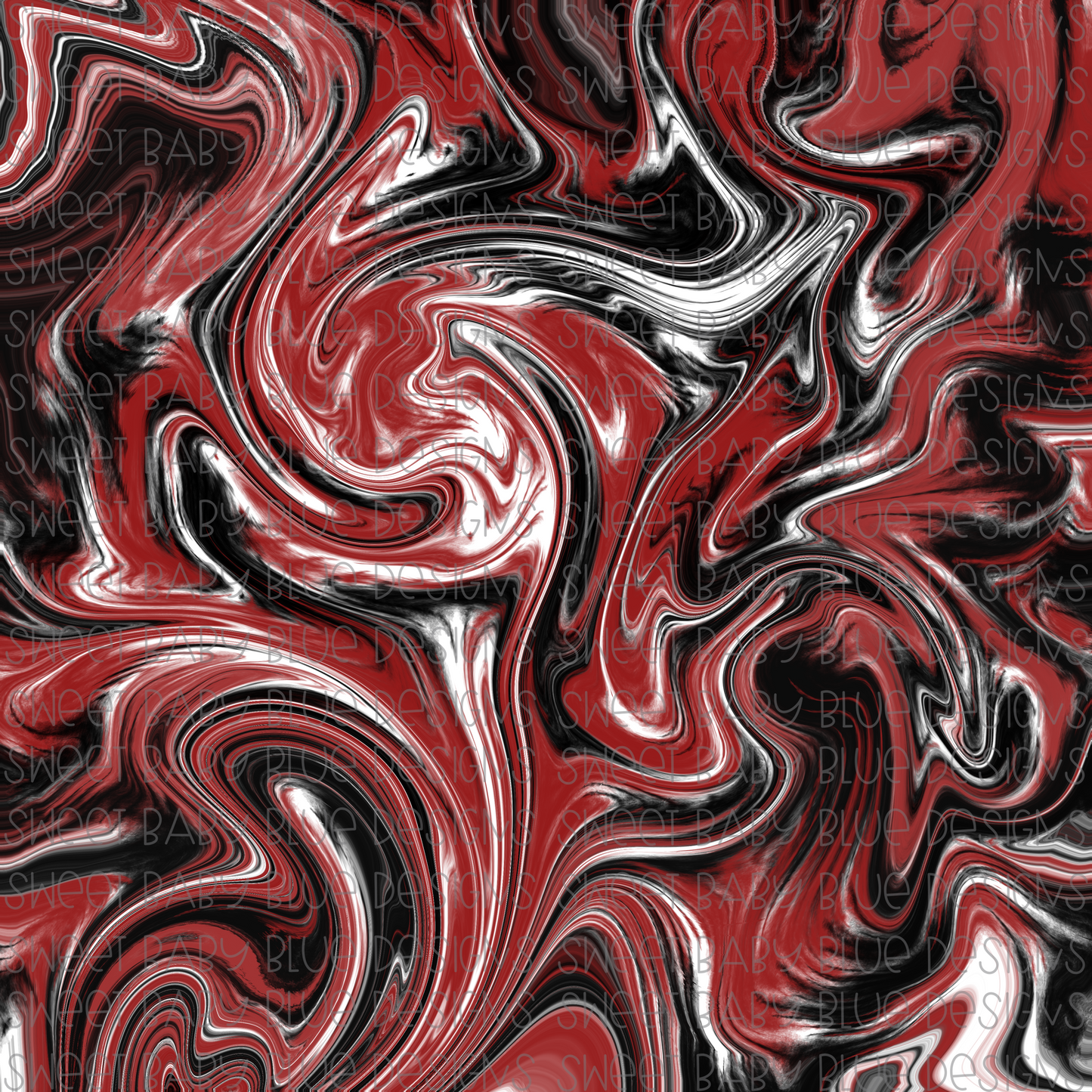 Black and Red- Swirl- Digital Paper- PNG file- Digital Download