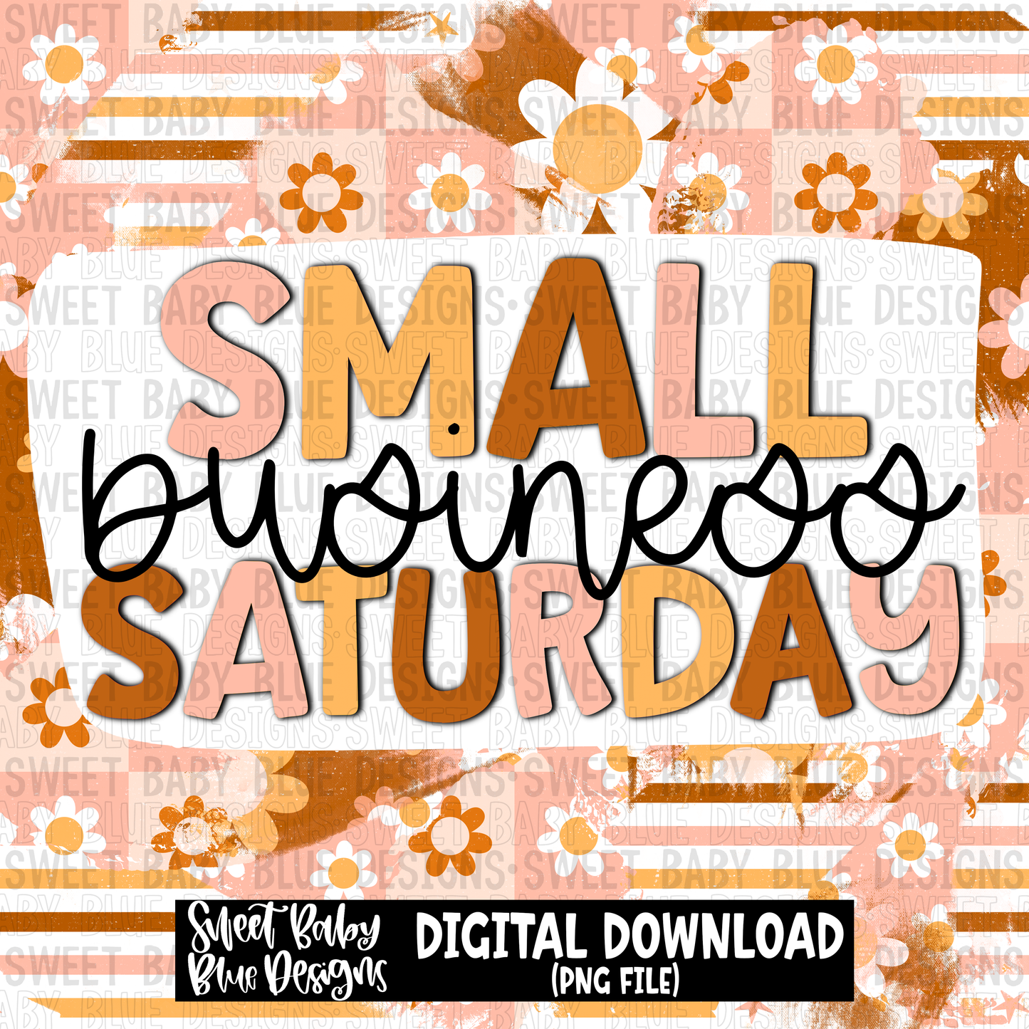 Small business Saturday- Retro- Interactive post- PNG file- Digital Download
