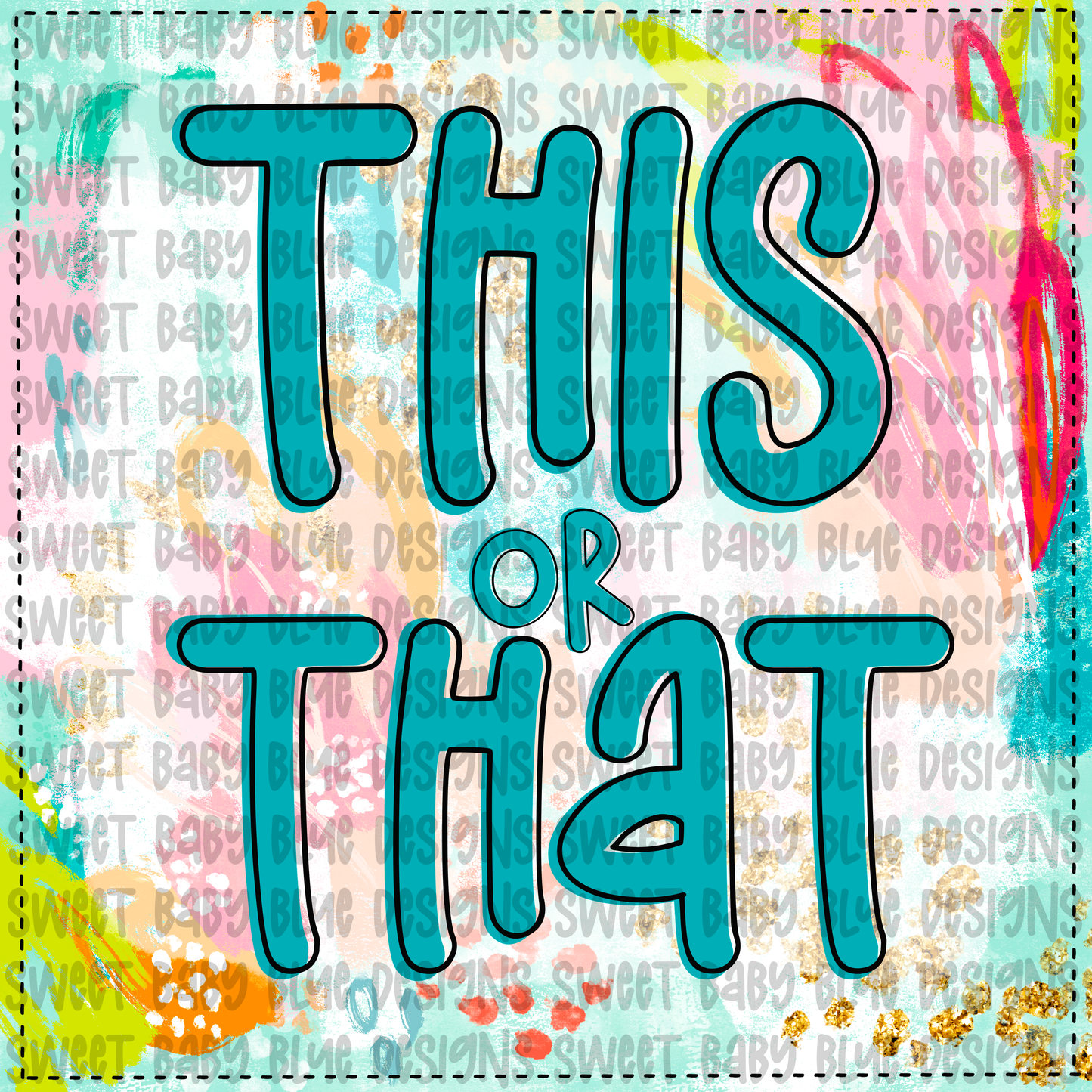 This or That- Interactive Post- PNG file- Digital Download