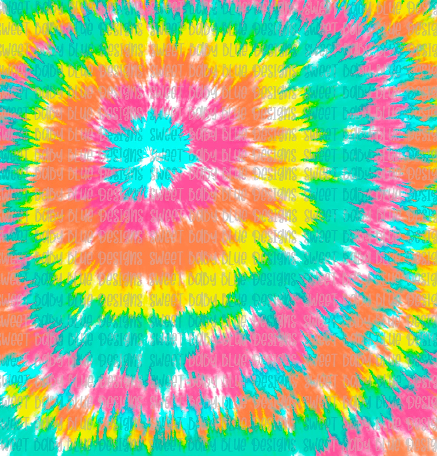 Tie Dye Digital Paper 1 - PNG file- Digital Download