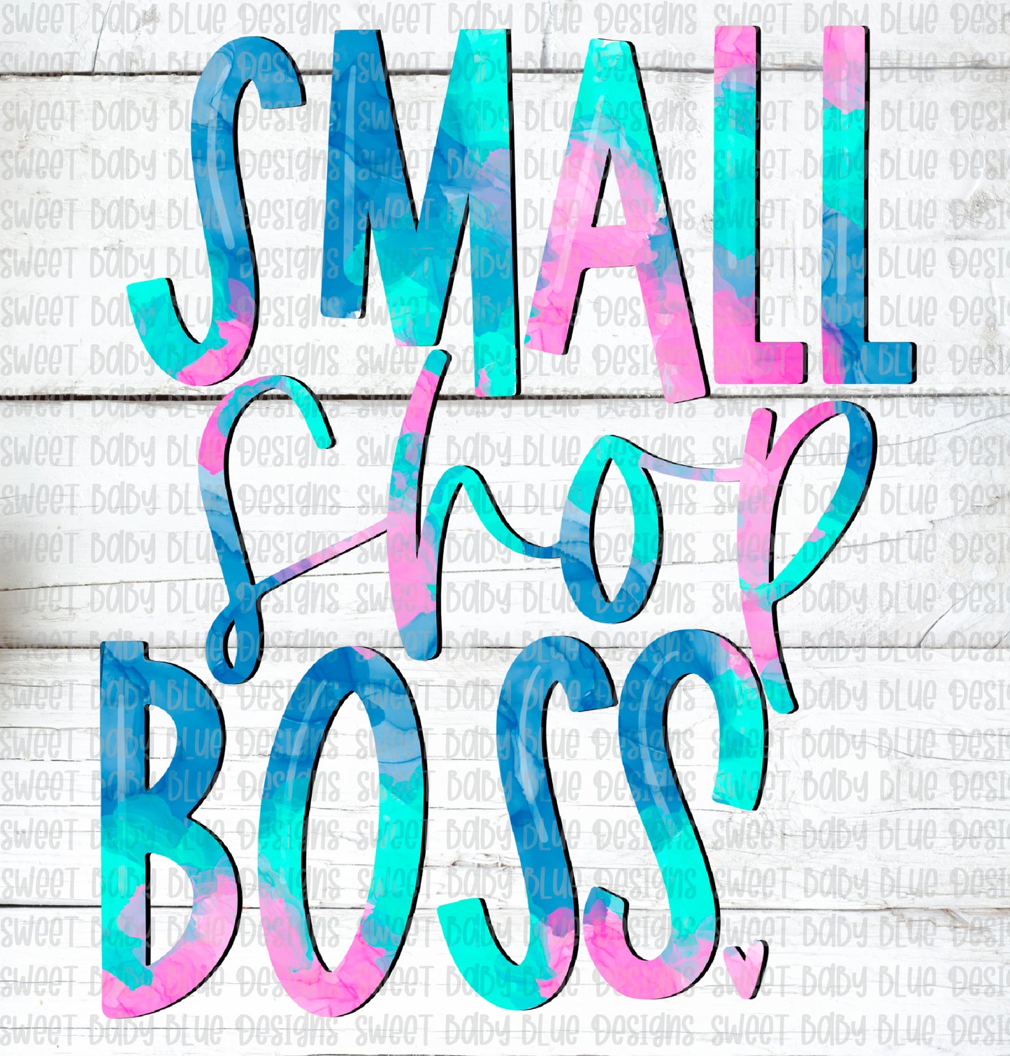 Small shop boss- PNG file- Digital Download