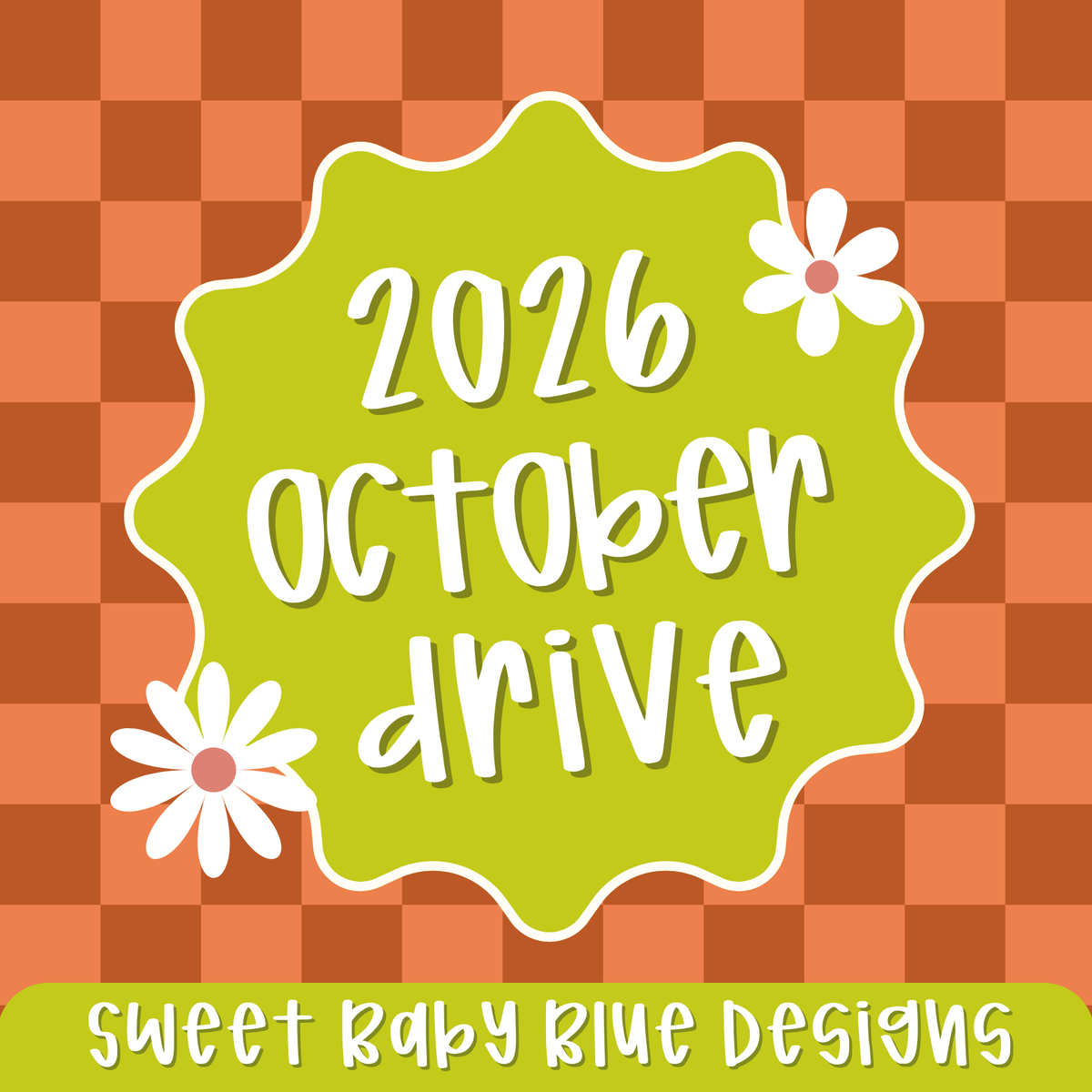 October Drive- 2026- PNG file- Digital Download