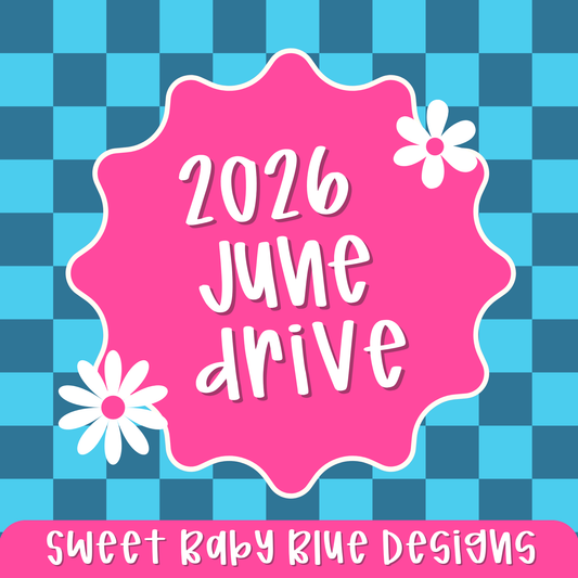 June Drive- 2026- PNG file- Digital Download