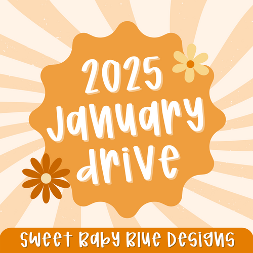 January Drive- 2025- PNG file- Digital Download