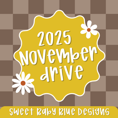 November drive - 2025- PNG file- Digital Download- PREORDER