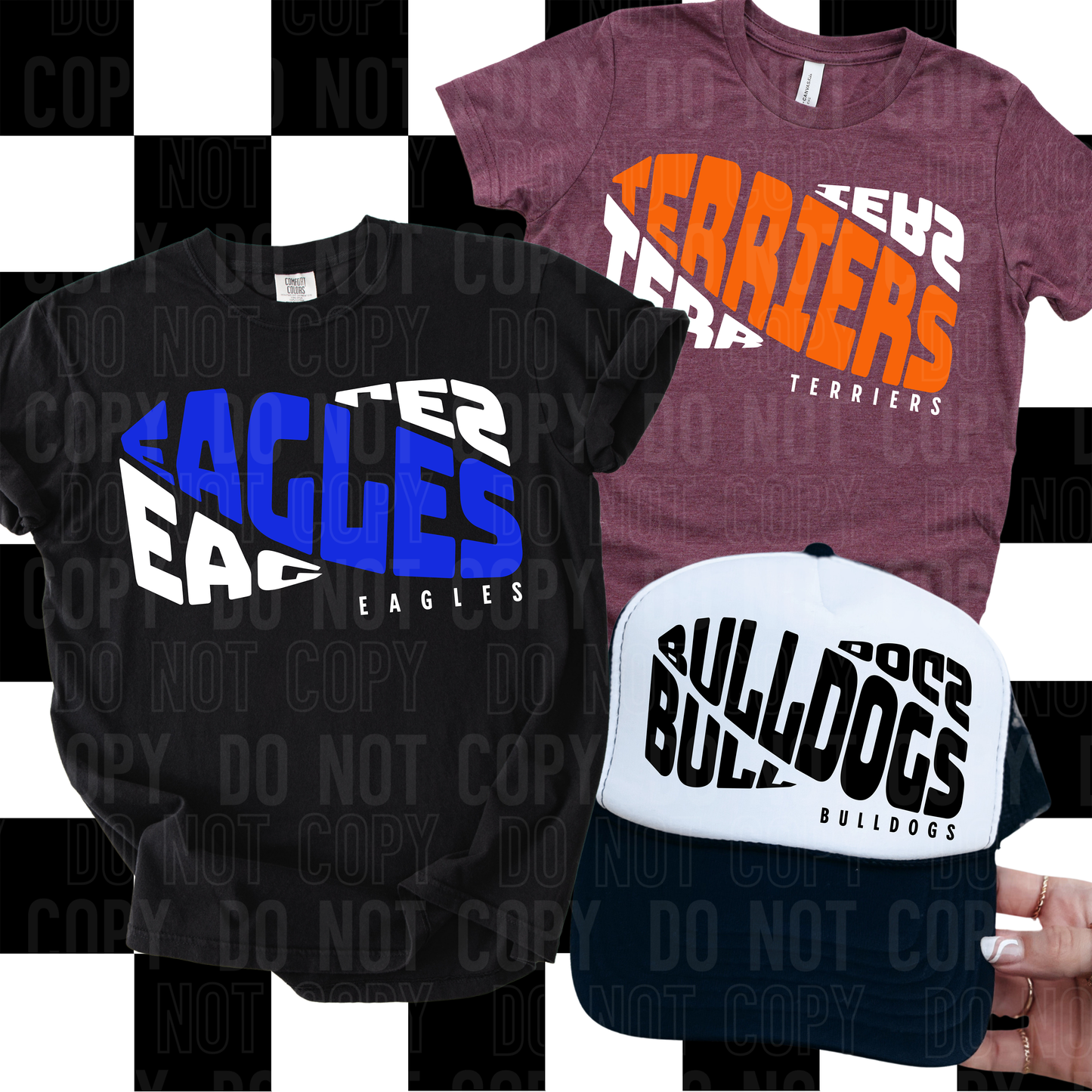 Curved mascot  - PNG file- Digital Download