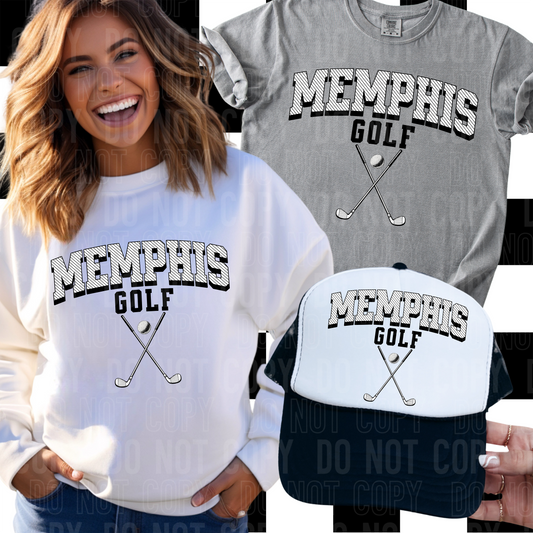 Custom Golf mascot - PNG file- Digital Download